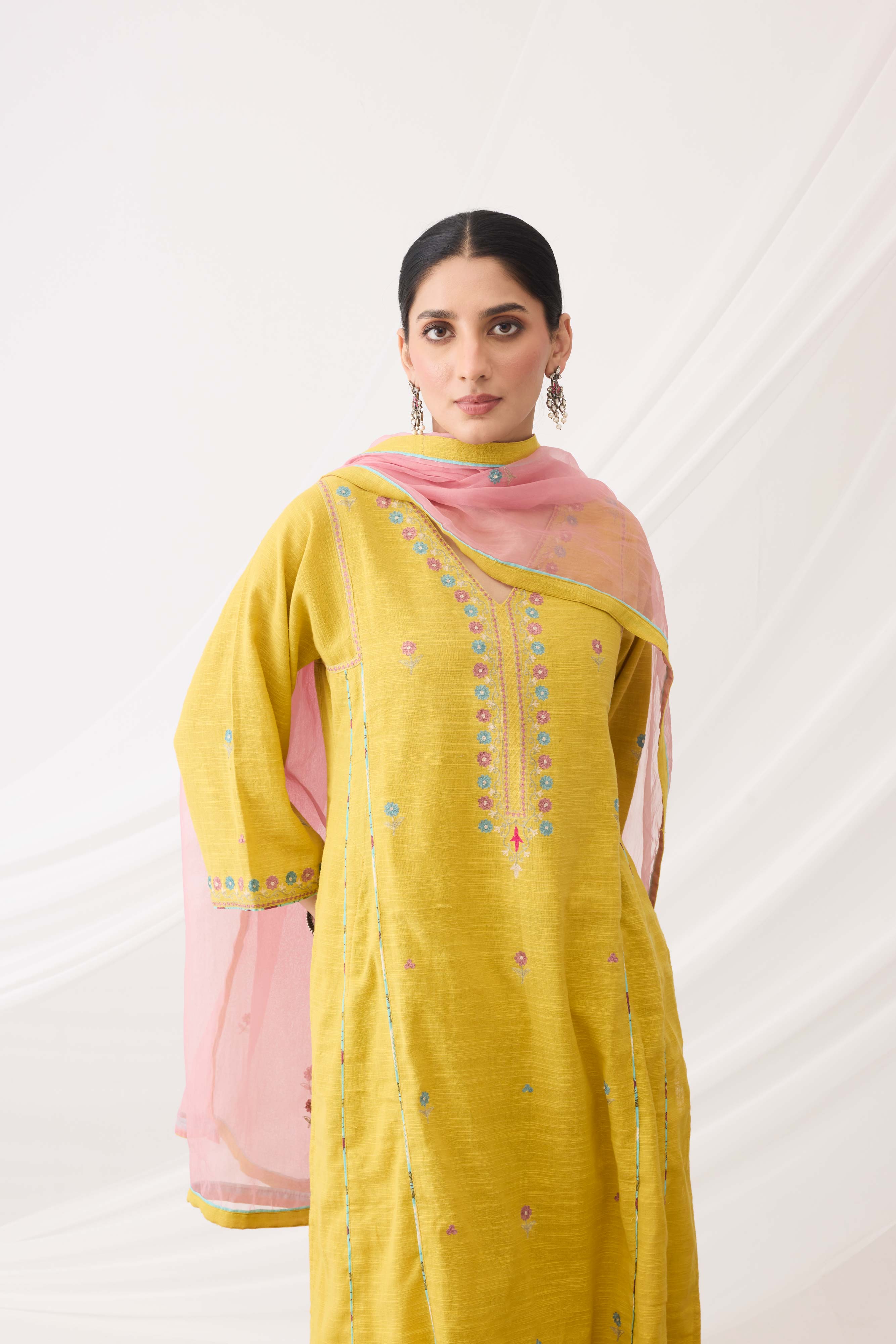 Ramya Kurta Yellow (9963517051179)