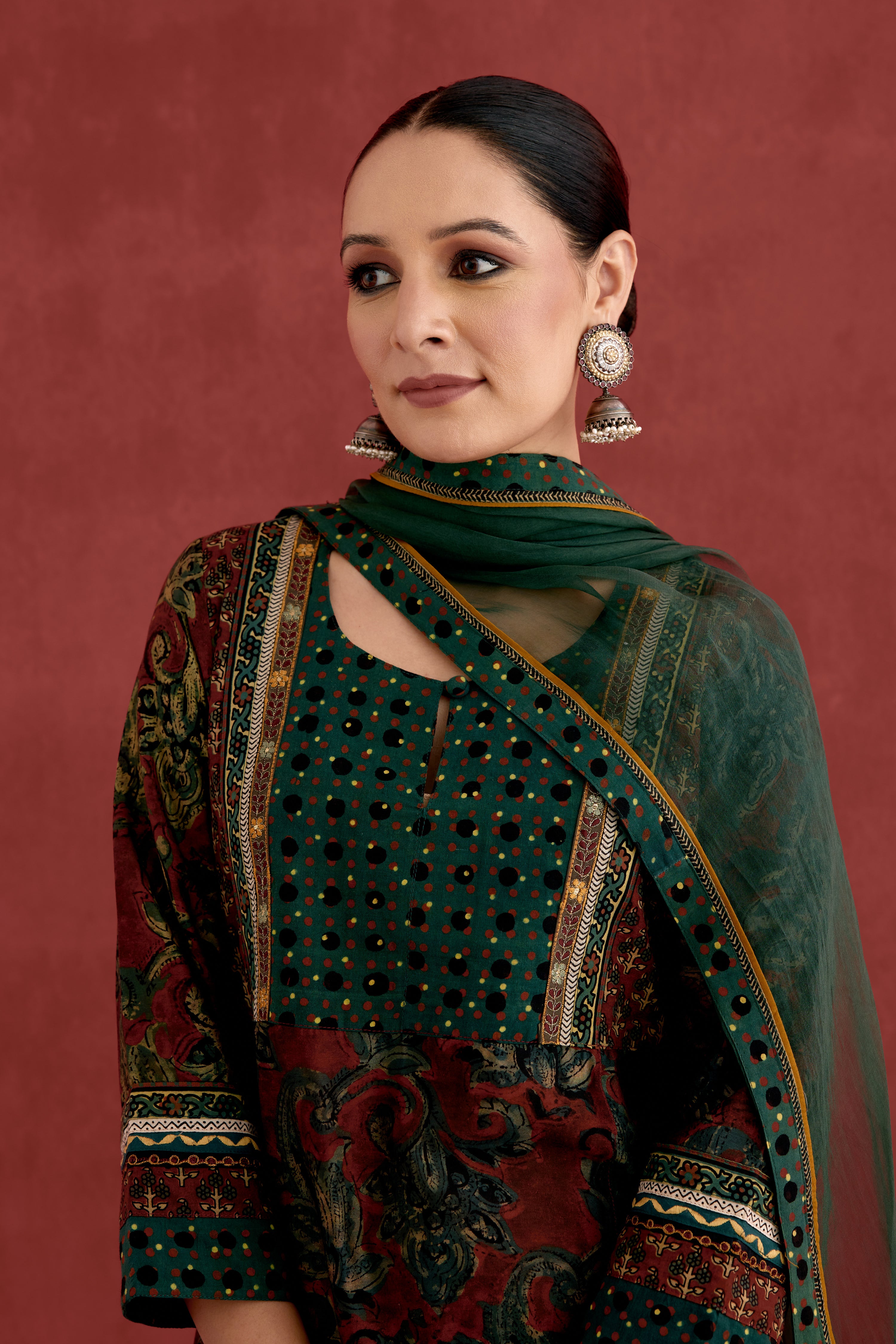 Medh Dupatta Green (10040342479147)