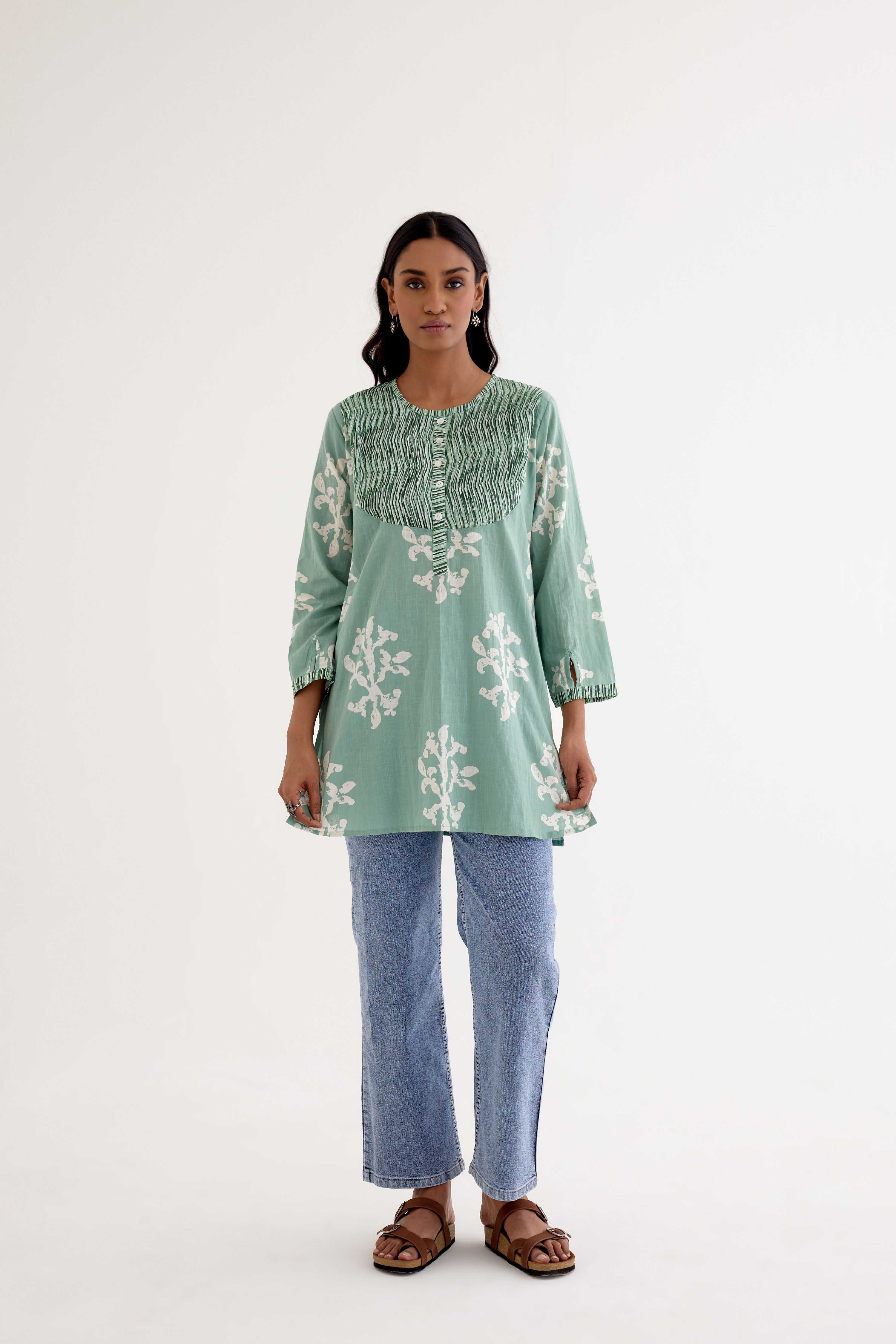 Iris Top Jade Green (10049786380587)