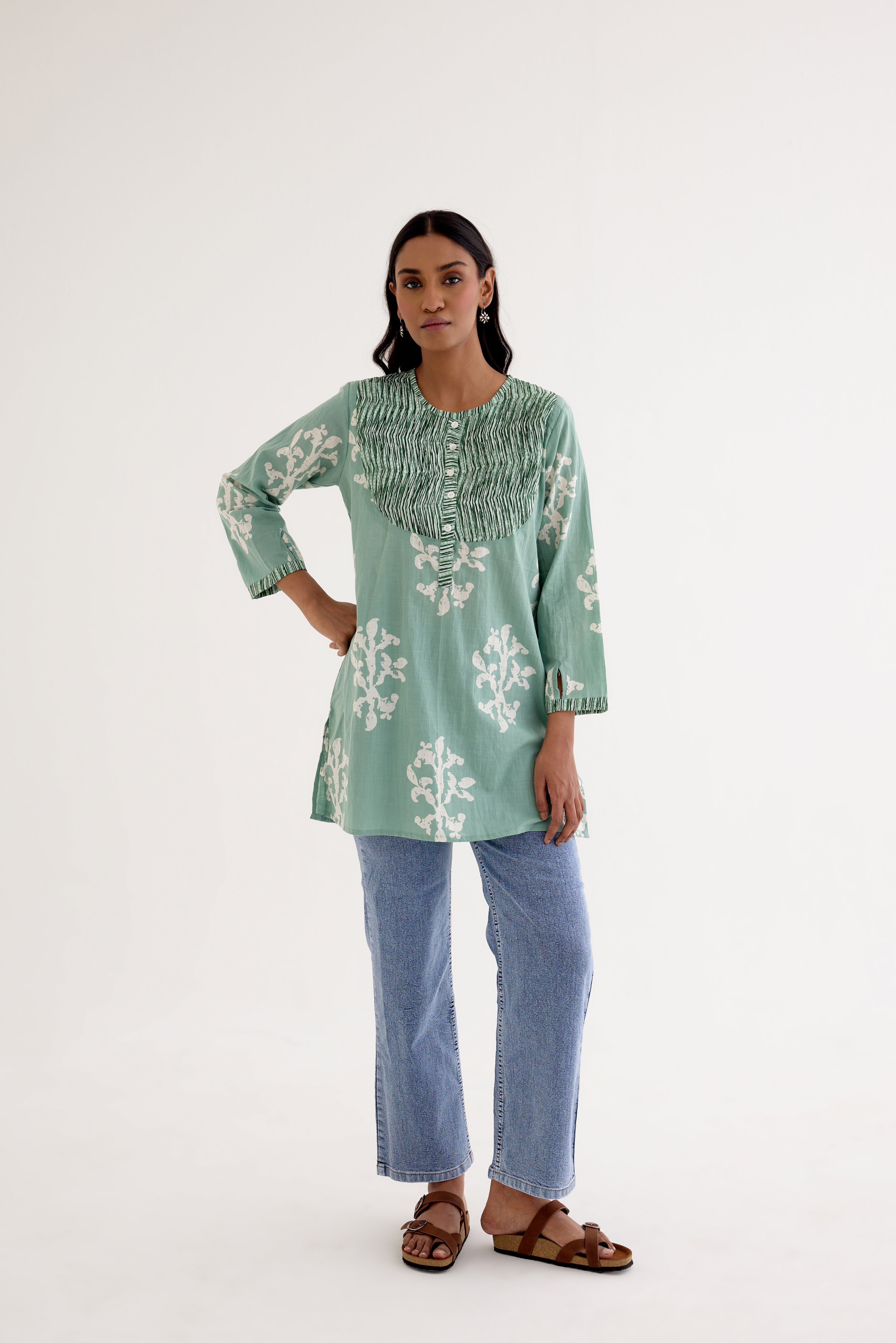 Iris Top Jade Green (10049786380587)