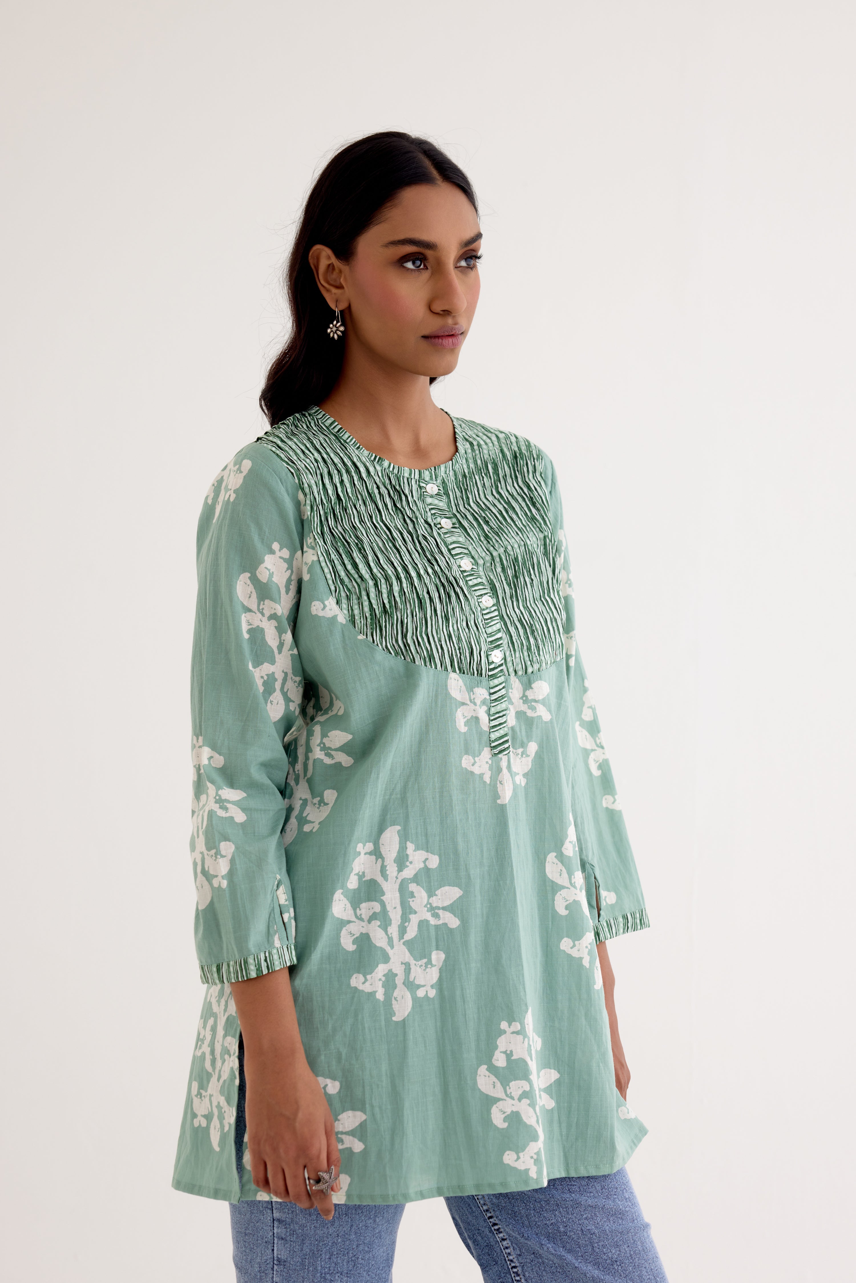 Iris Top Jade Green (10049786380587)