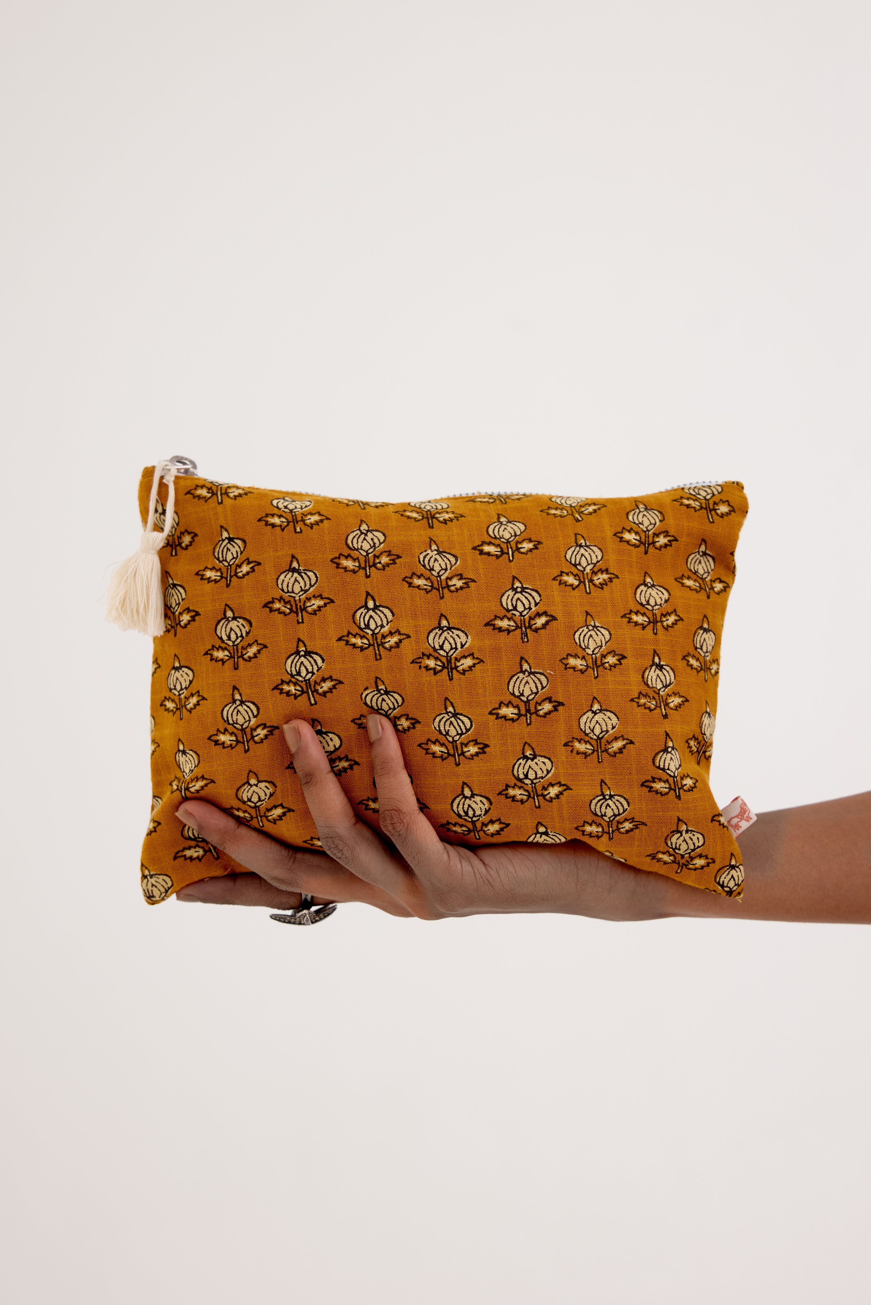 Utility Pouch Printed Mustard (10040358175019)