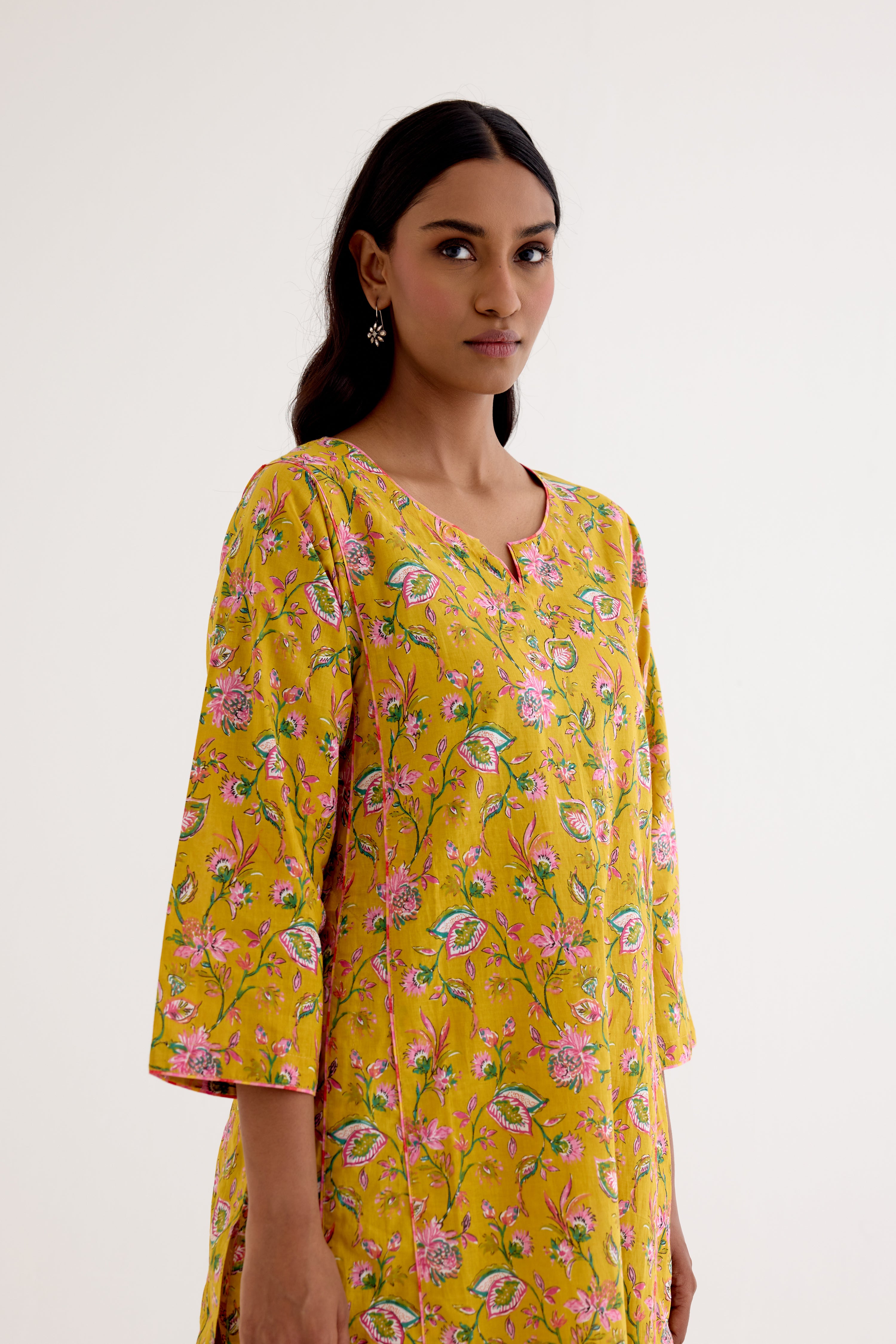 Tulsi Co-ord Set Yellow (10040166973739)
