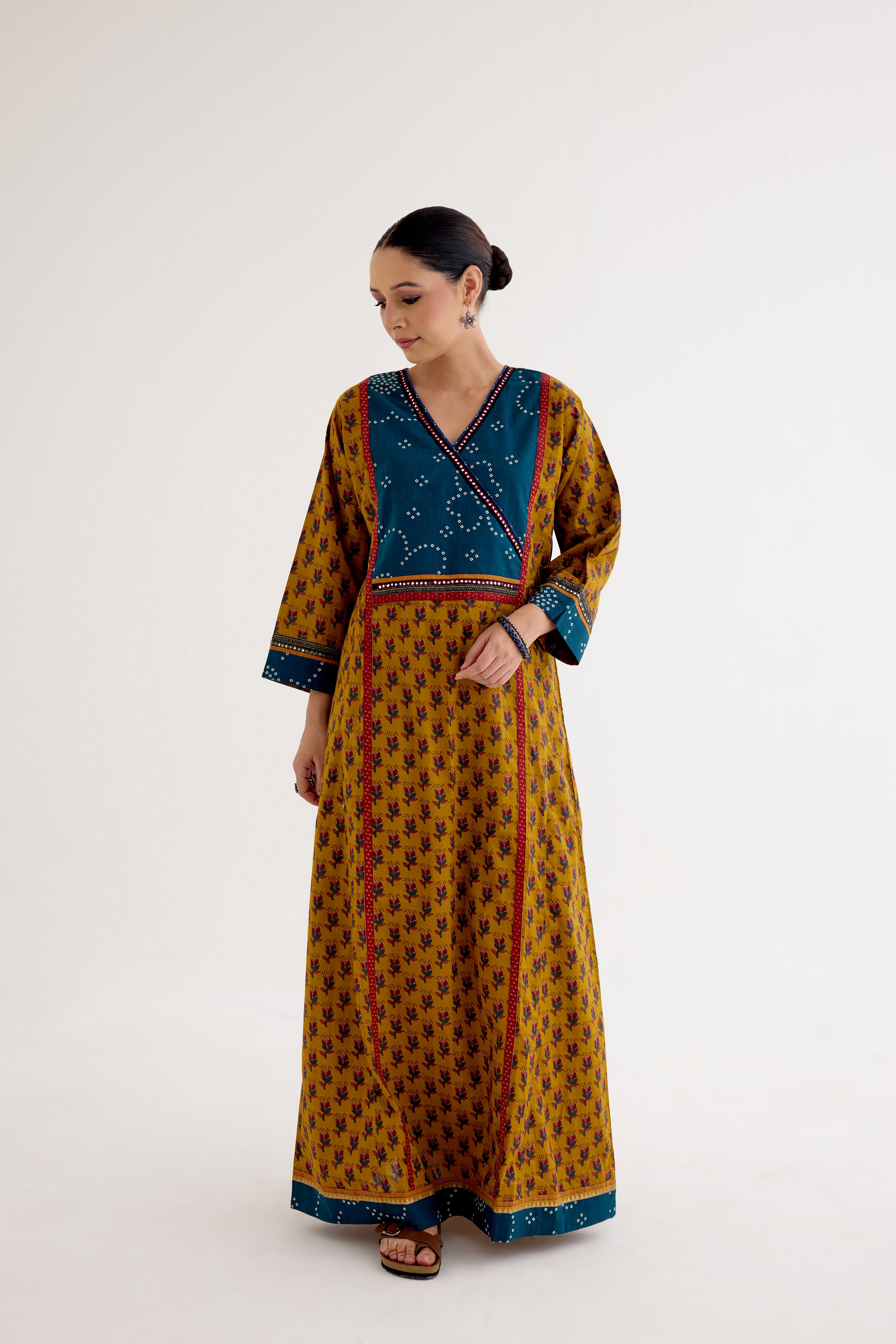 Rozana Caftan Mustard (10040288477483)
