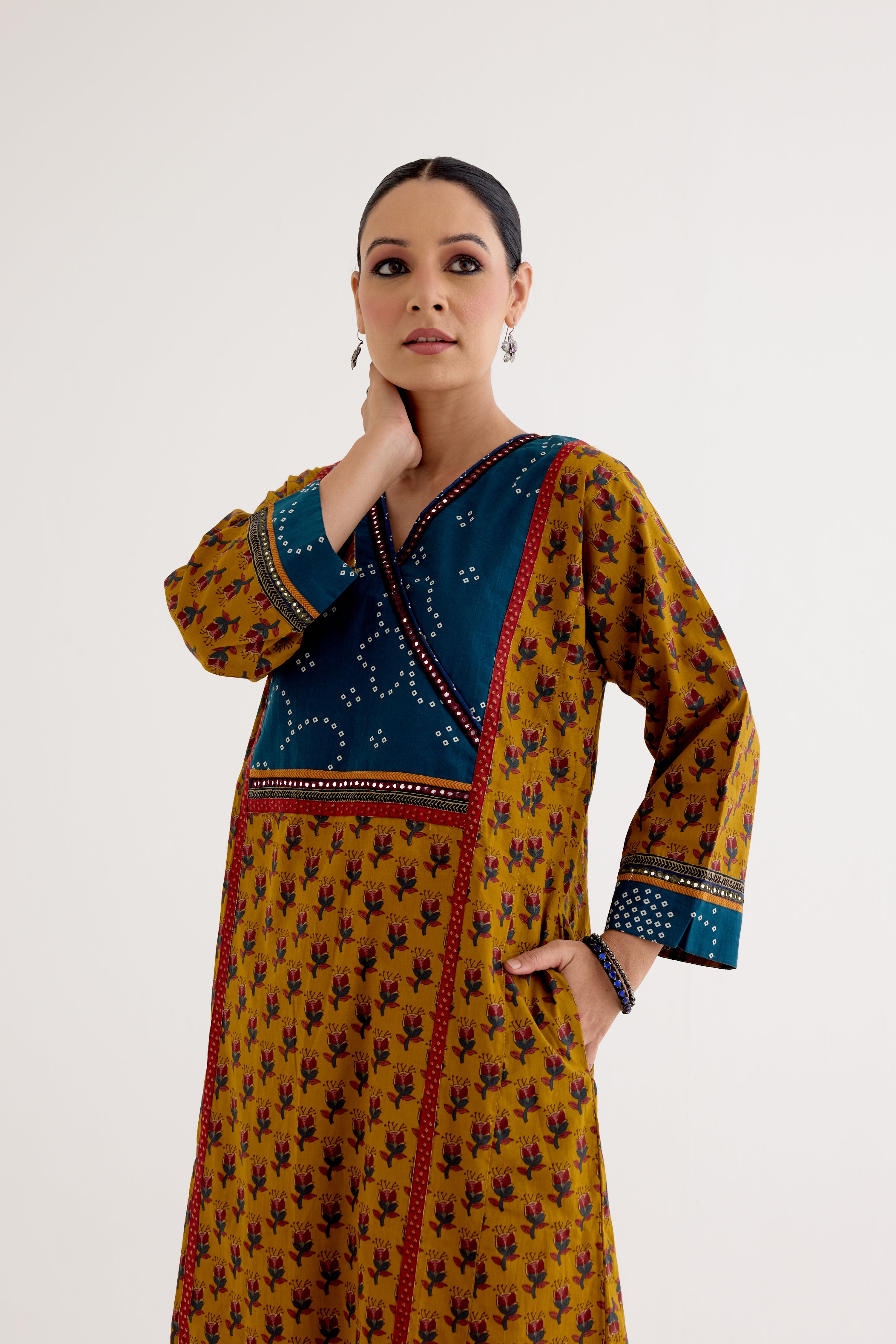 Rozana Caftan Mustard (10040288477483)
