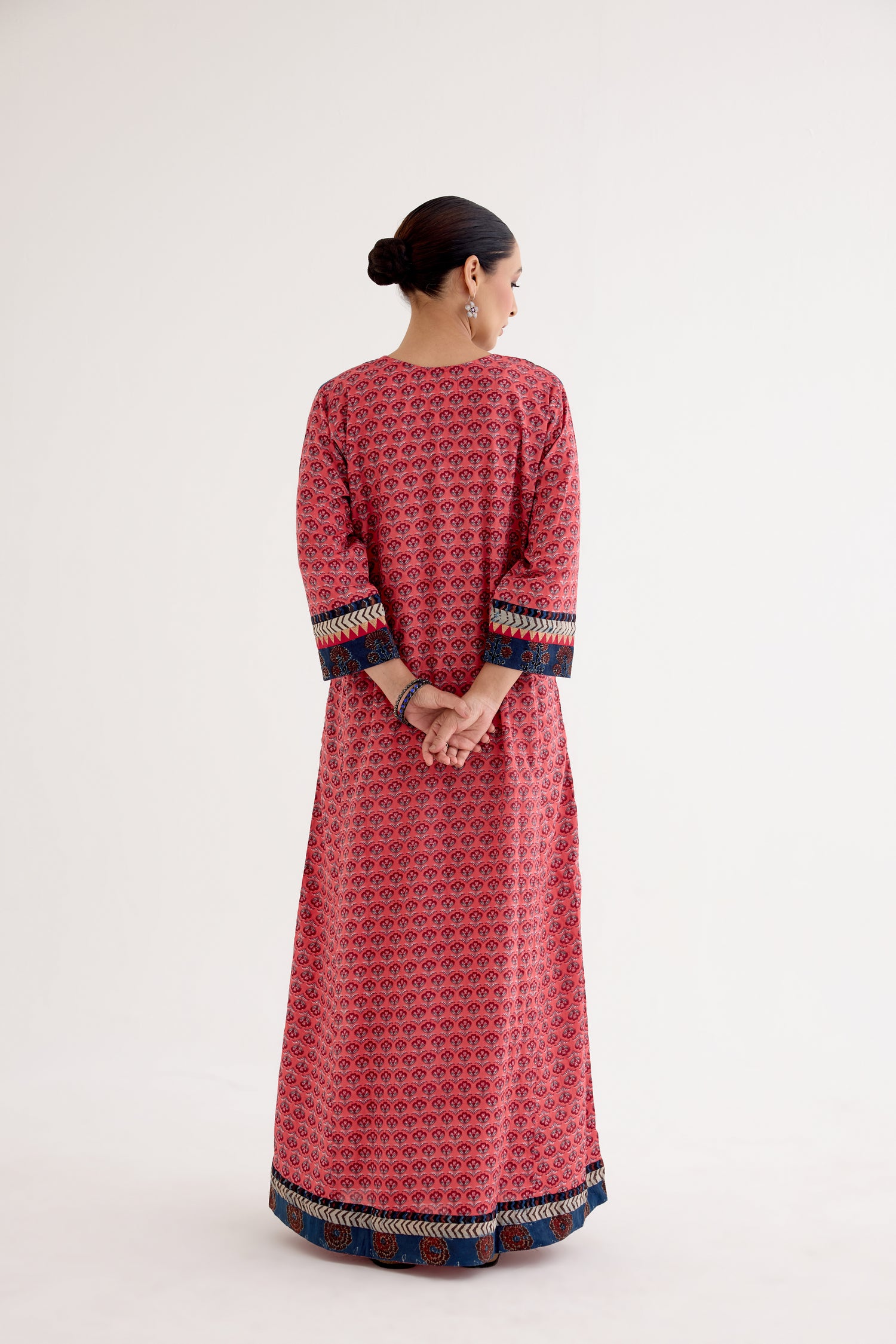 Rozana Caftan Peach Red (10040298176811)