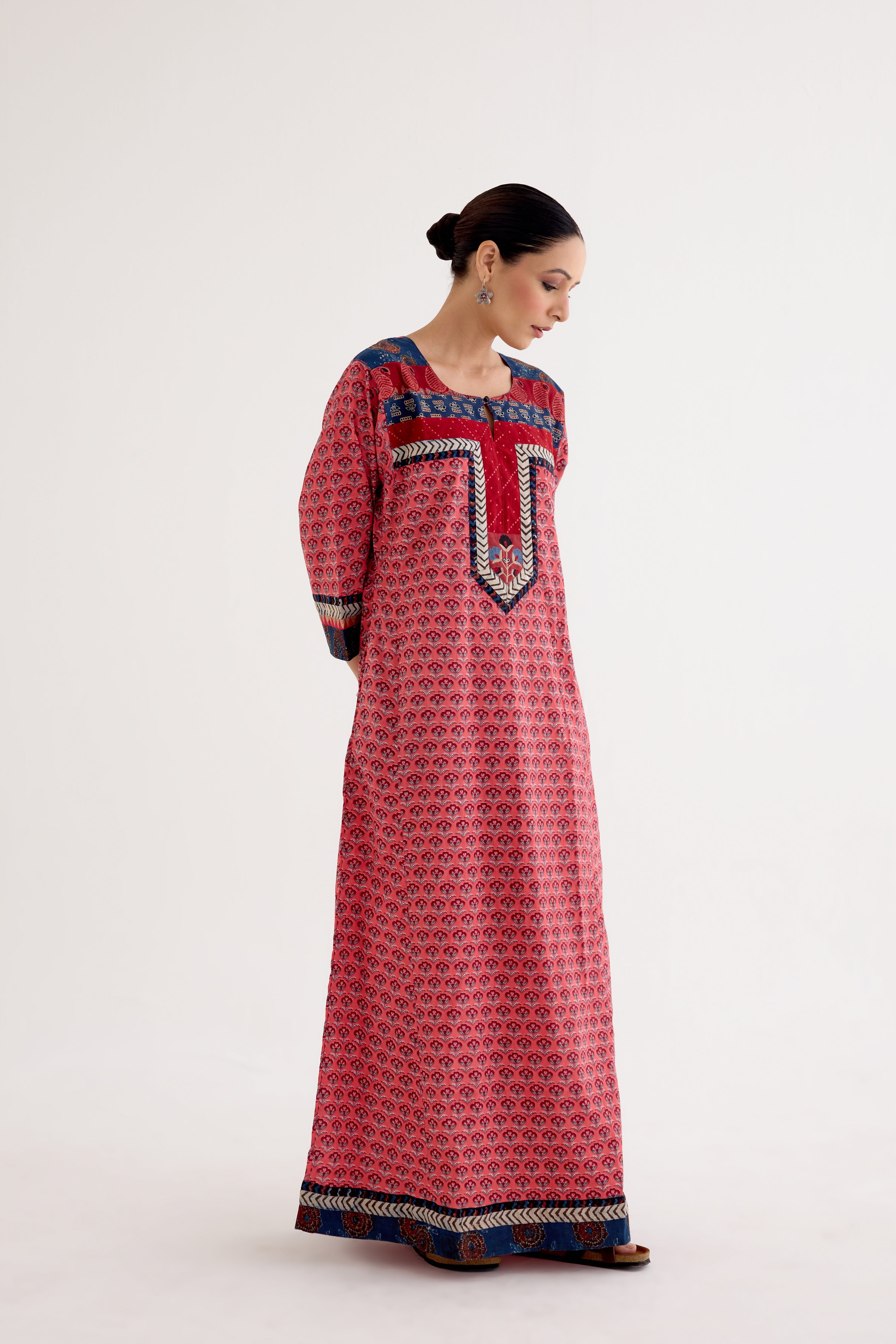 Rozana Caftan Peach Red (10040298176811)