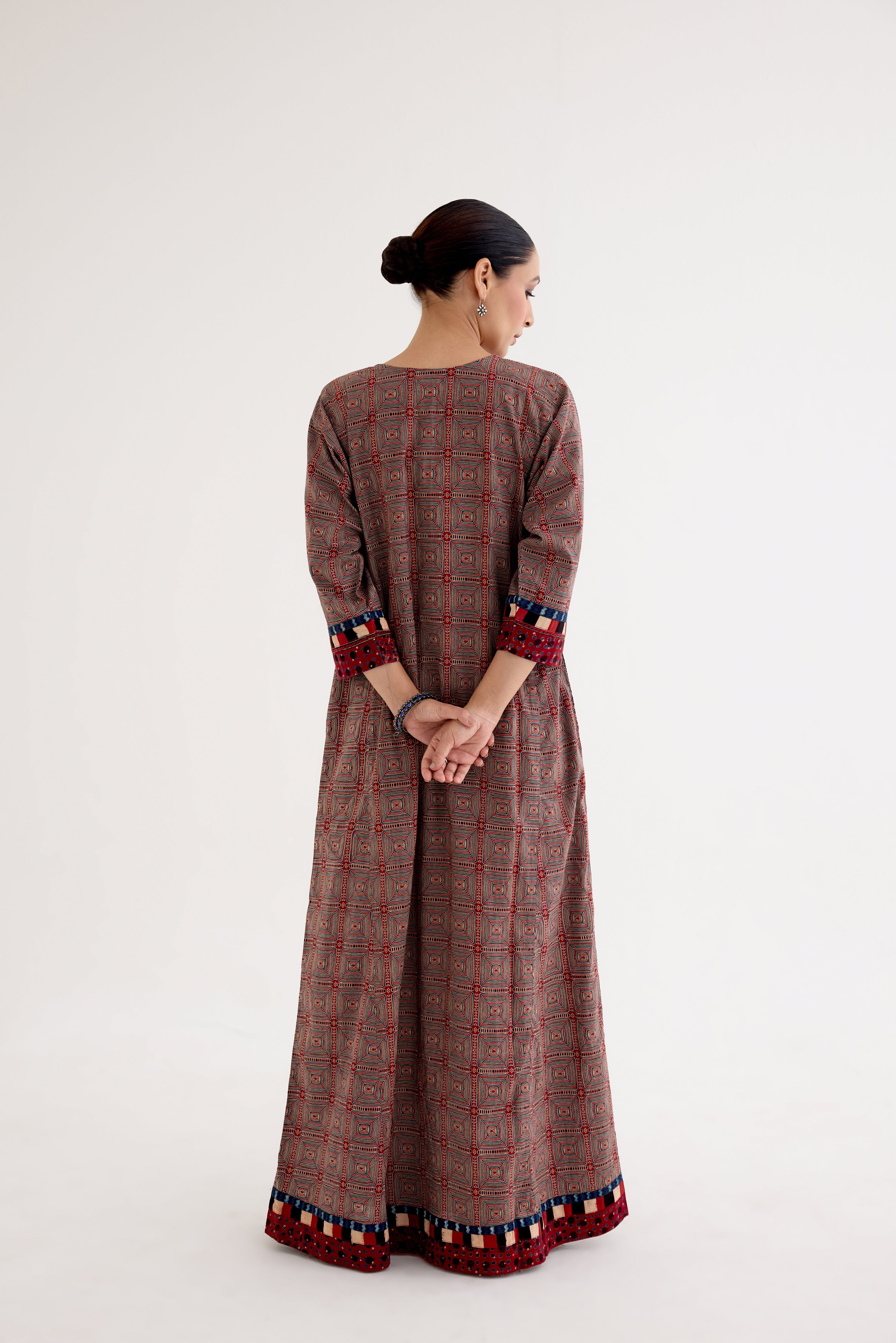 Rozana Caftan Maroon (10049788379435)