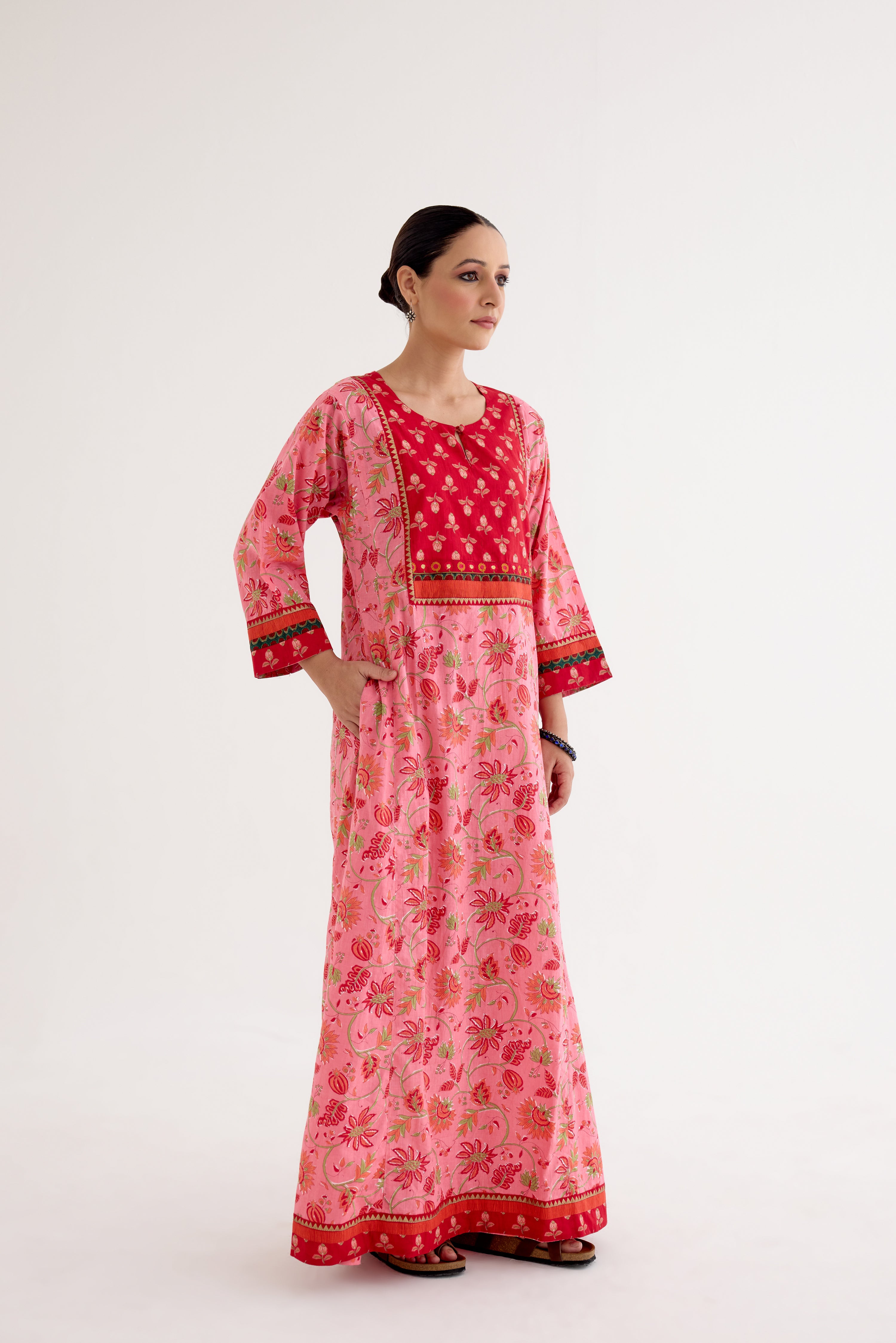 Rozana Caftan Light Pink (10049790378283)