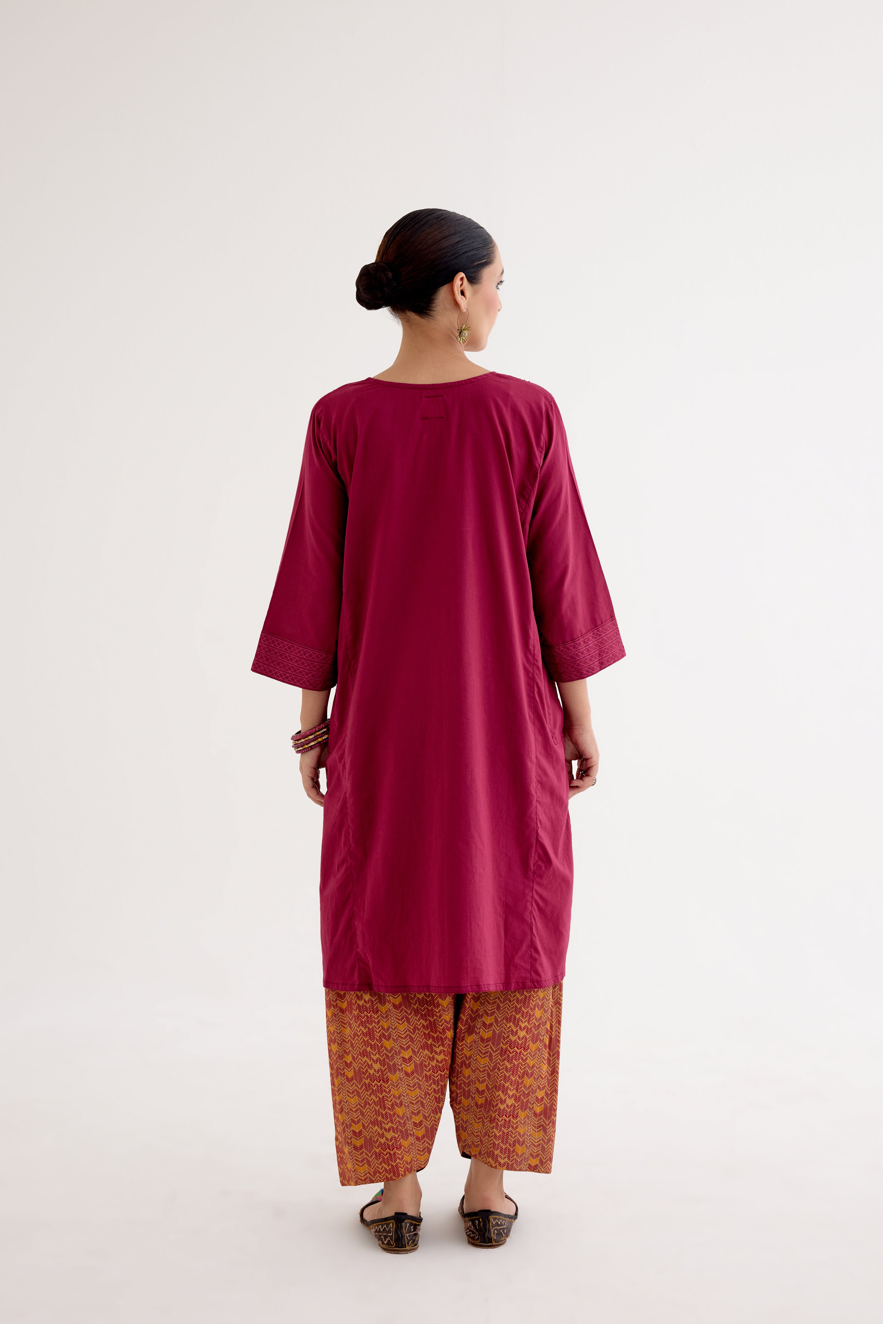 Lavanya Kurta Mauve (10049769898283)