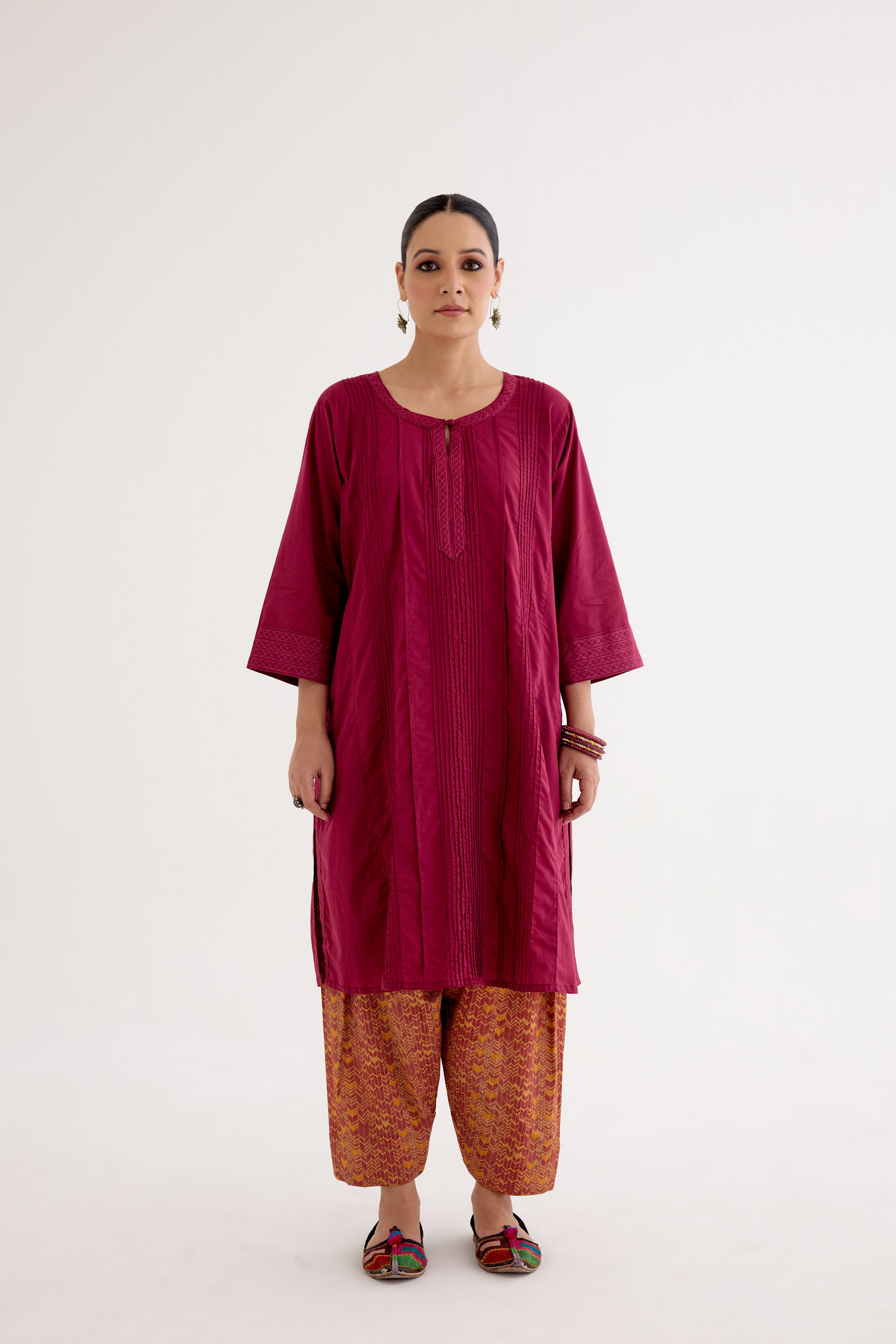 Lavanya Kurta Mauve (10049769898283)