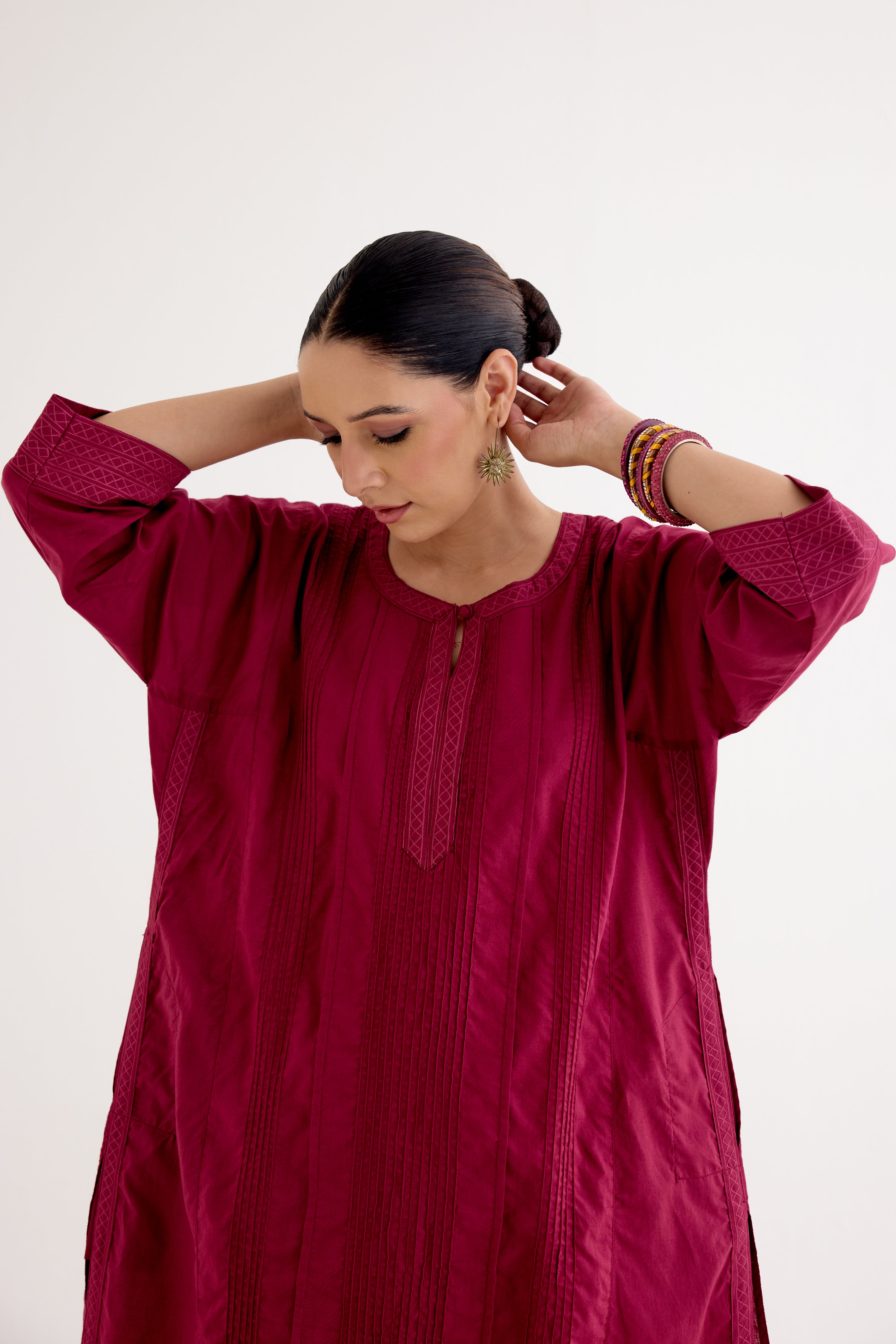 Lavanya Kurta Mauve (10049769898283)