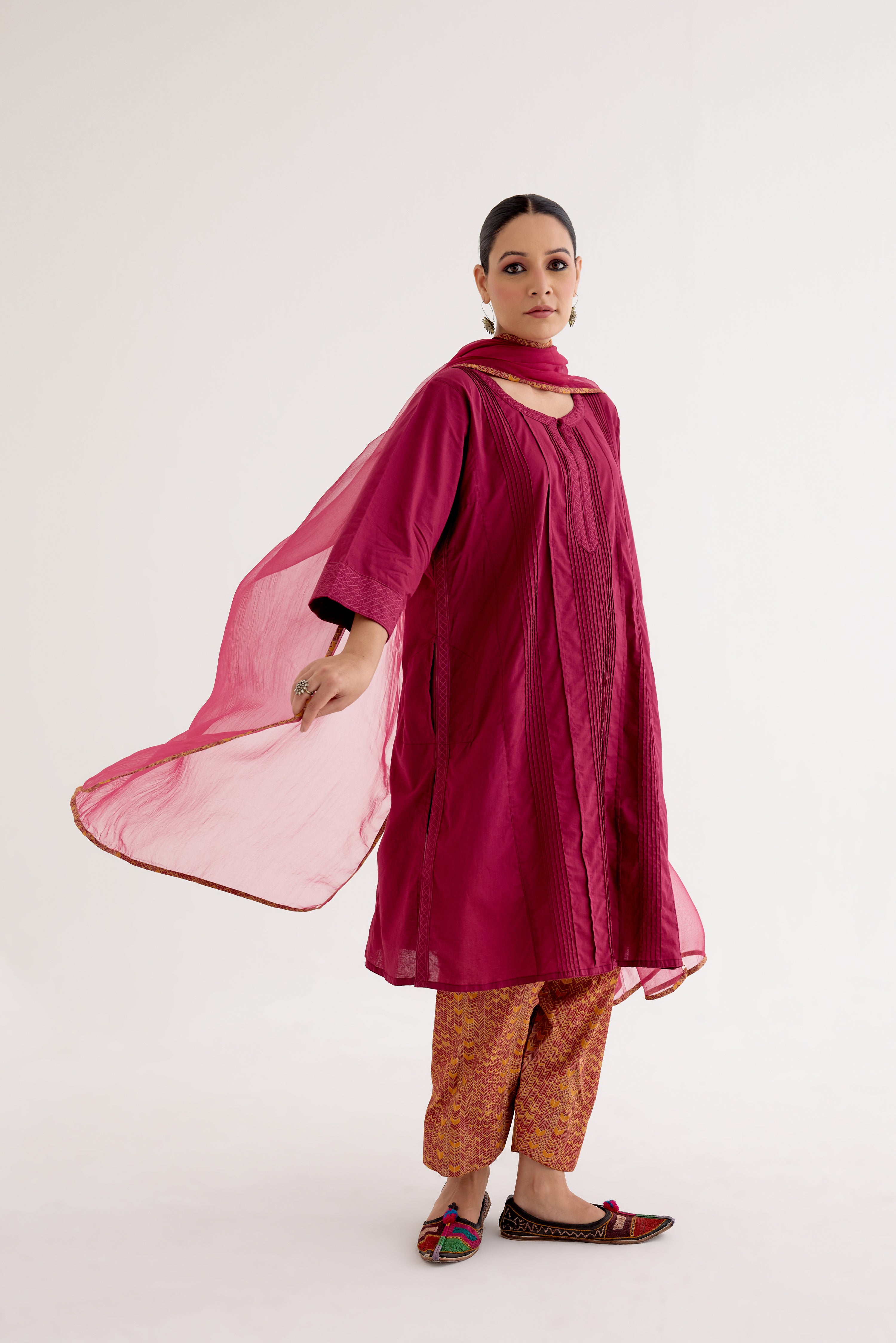 Lavanya Dupatta Mauve (10049773404459)