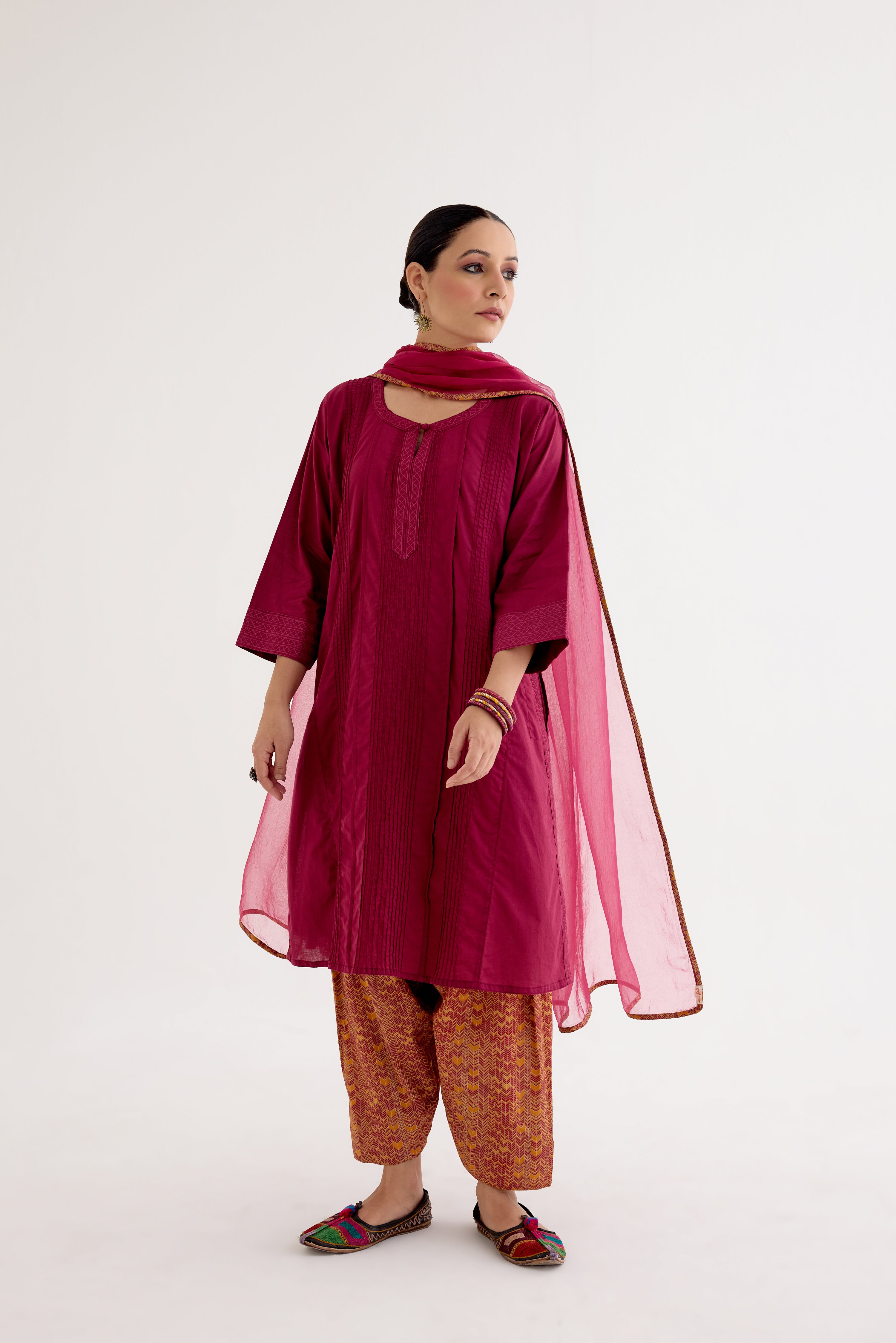 Lavanya Dupatta Mauve (10049773404459)