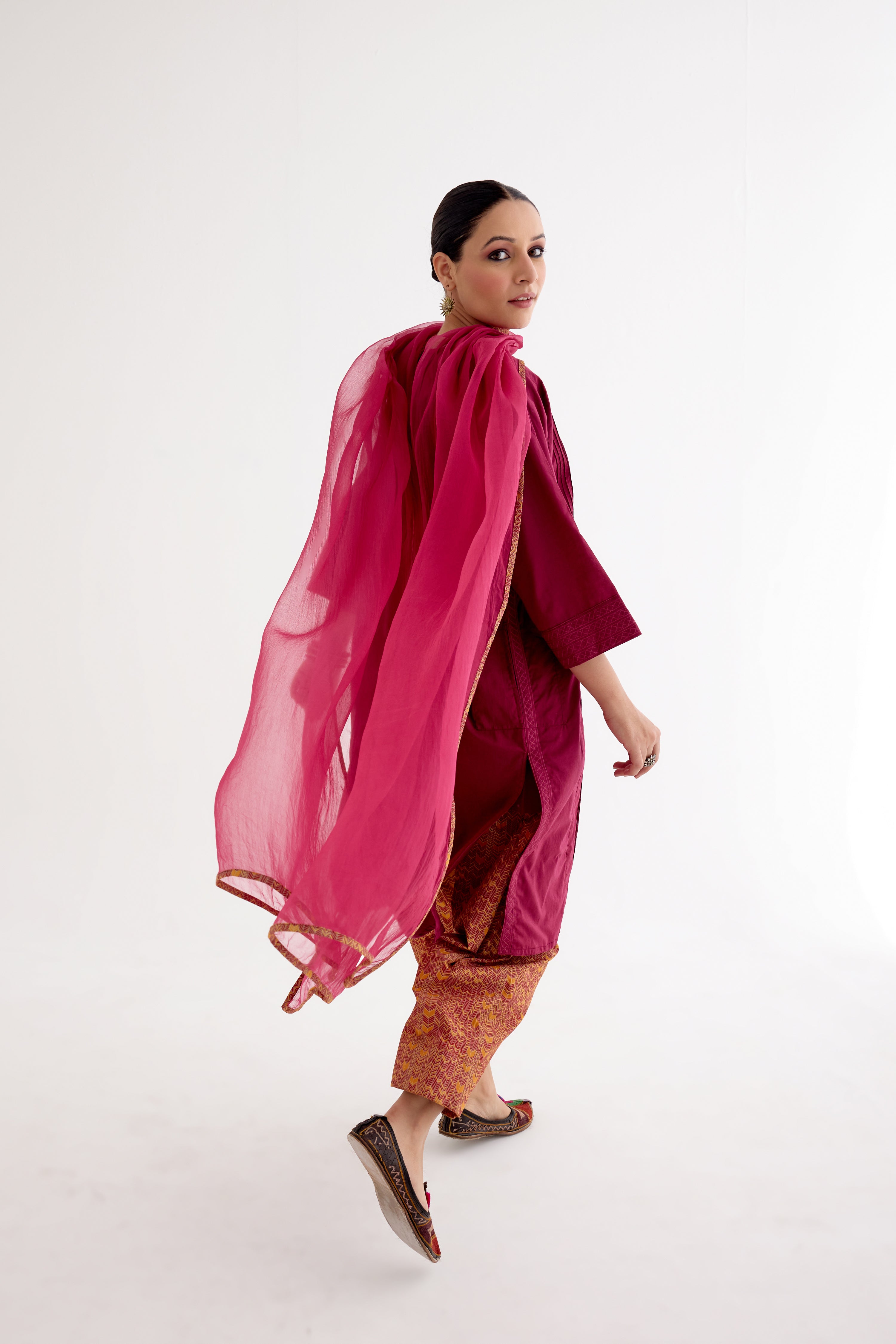 Lavanya Dupatta Mauve (10049773404459)