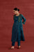 Adya Cotton Printed Kurta Teal Blue (10039627612459)