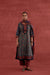 Miran Cotton Ajrakh Block Printed Kurta Blue Maroon (10049050411307)