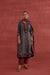 Miran Cotton Ajrakh Block Printed Kurta Blue Maroon (10049050411307)