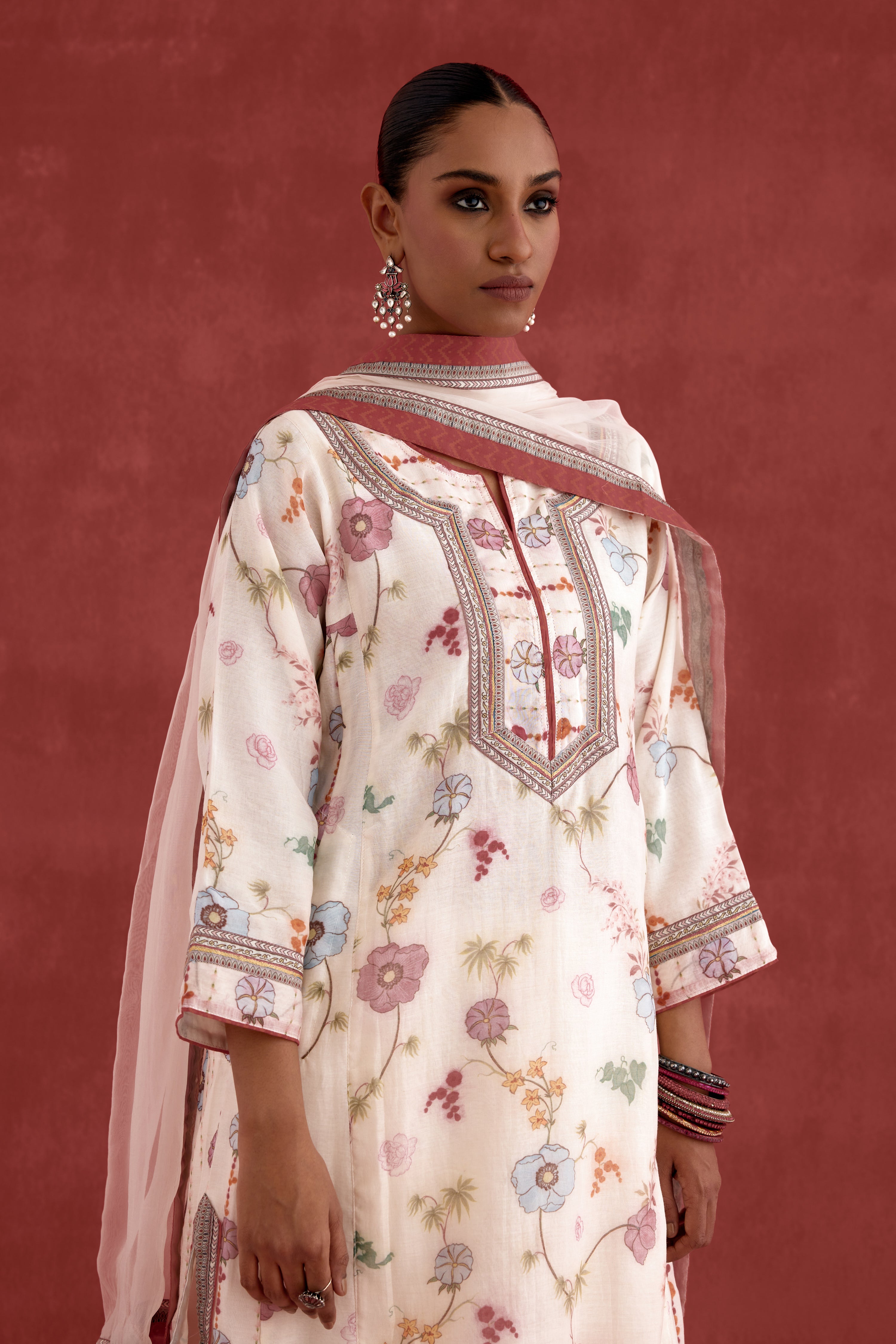 Medh Dupatta Baby Pink (10039415898411)