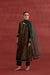 Rozana Chanderi Vanaspati Block Printed  Kurta Rust Green (10039555883307)