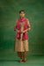 Rozana Embroidered Kurta Yellow Pink (9819240366379)