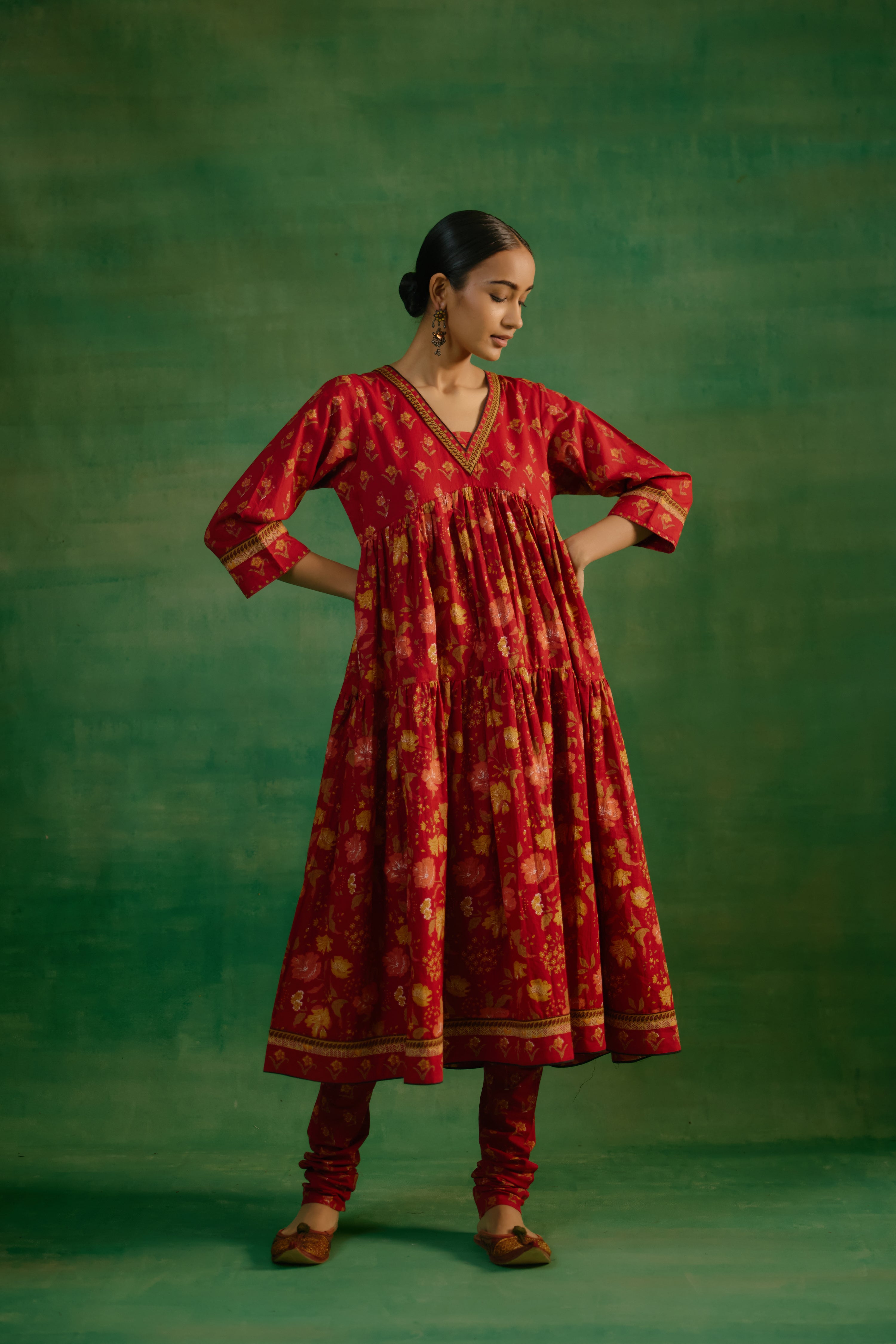 Kairi Kurta Red (9817234833707)