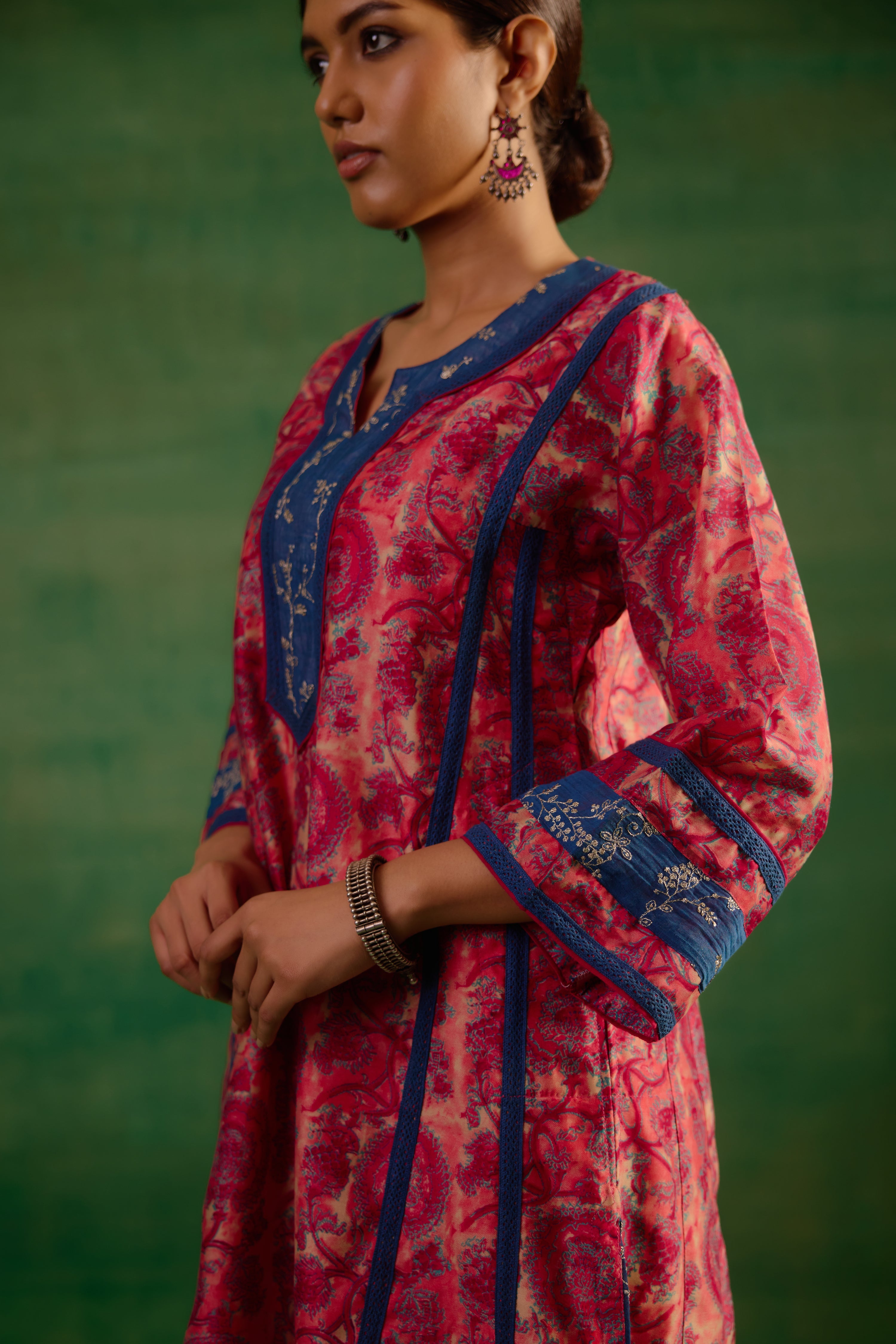 Tulsi Kurta Peach Pink (9815647781163)