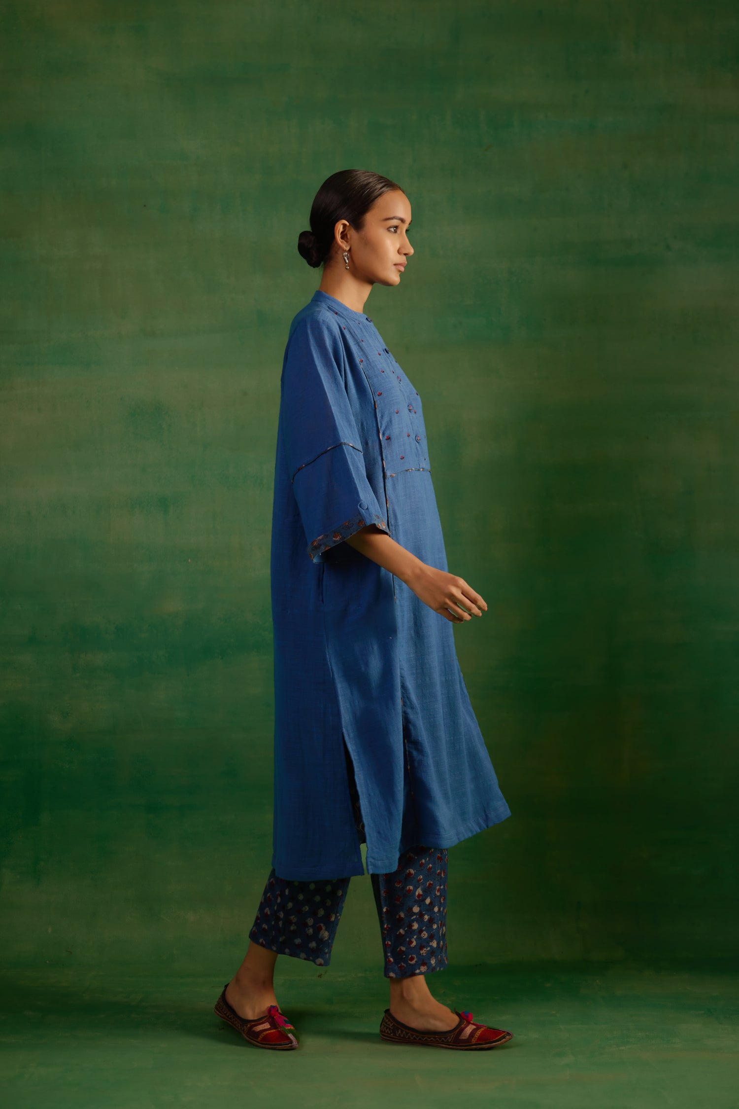 Veda Co-ord Set Blue (9817358926123)