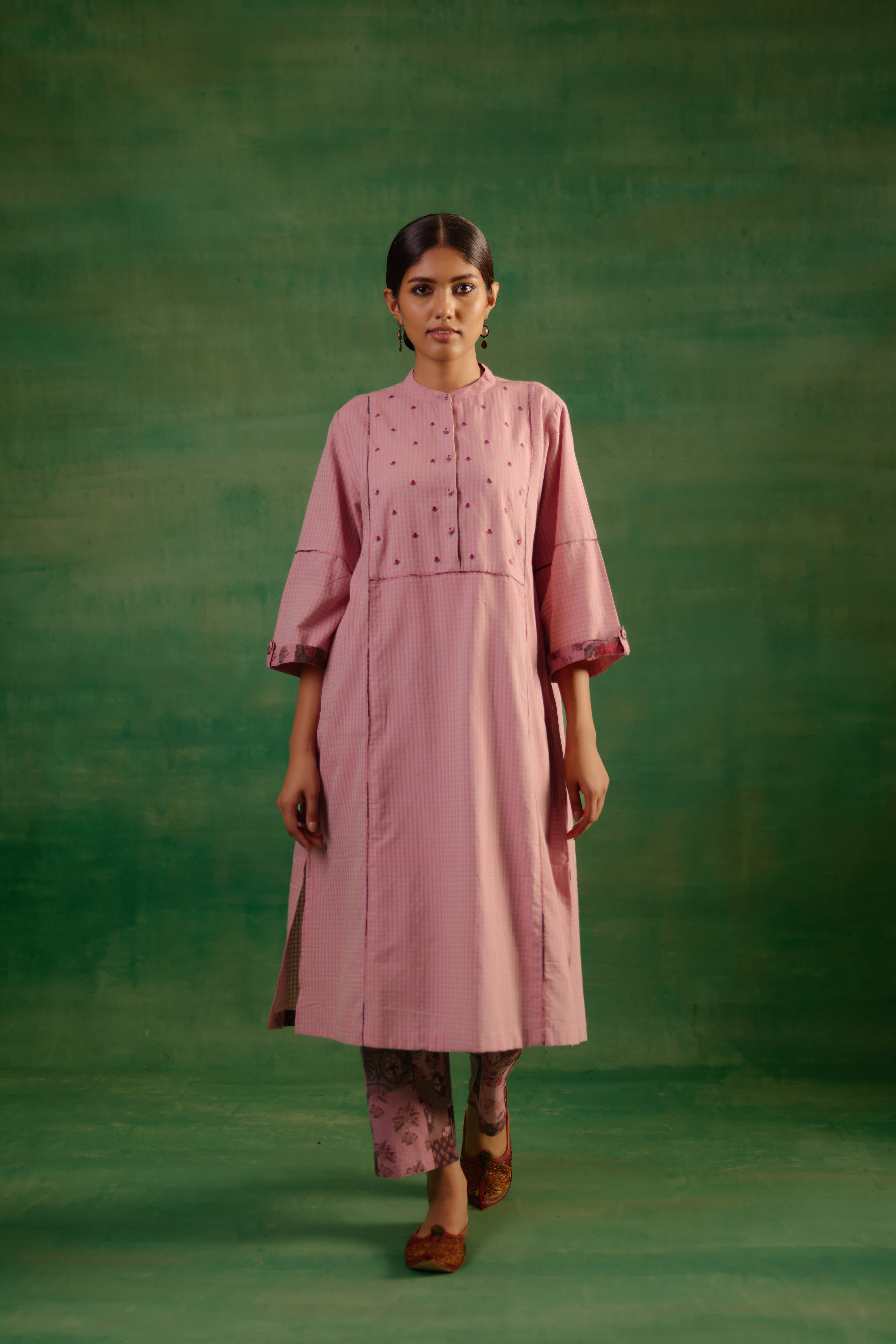 Veda Co-ord Set Pink (9817363808555)