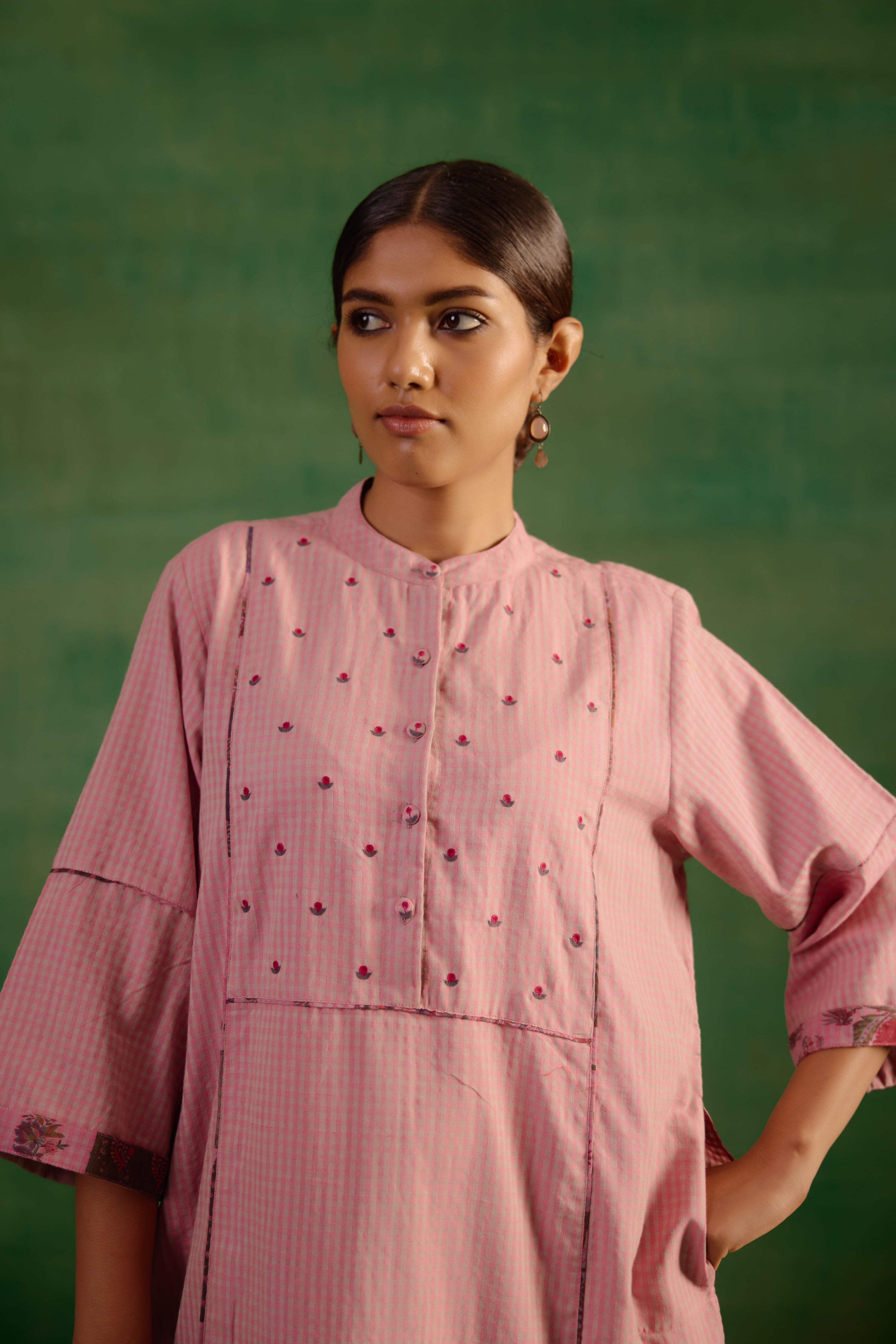 Veda Co-ord Set Pink (9817363808555)