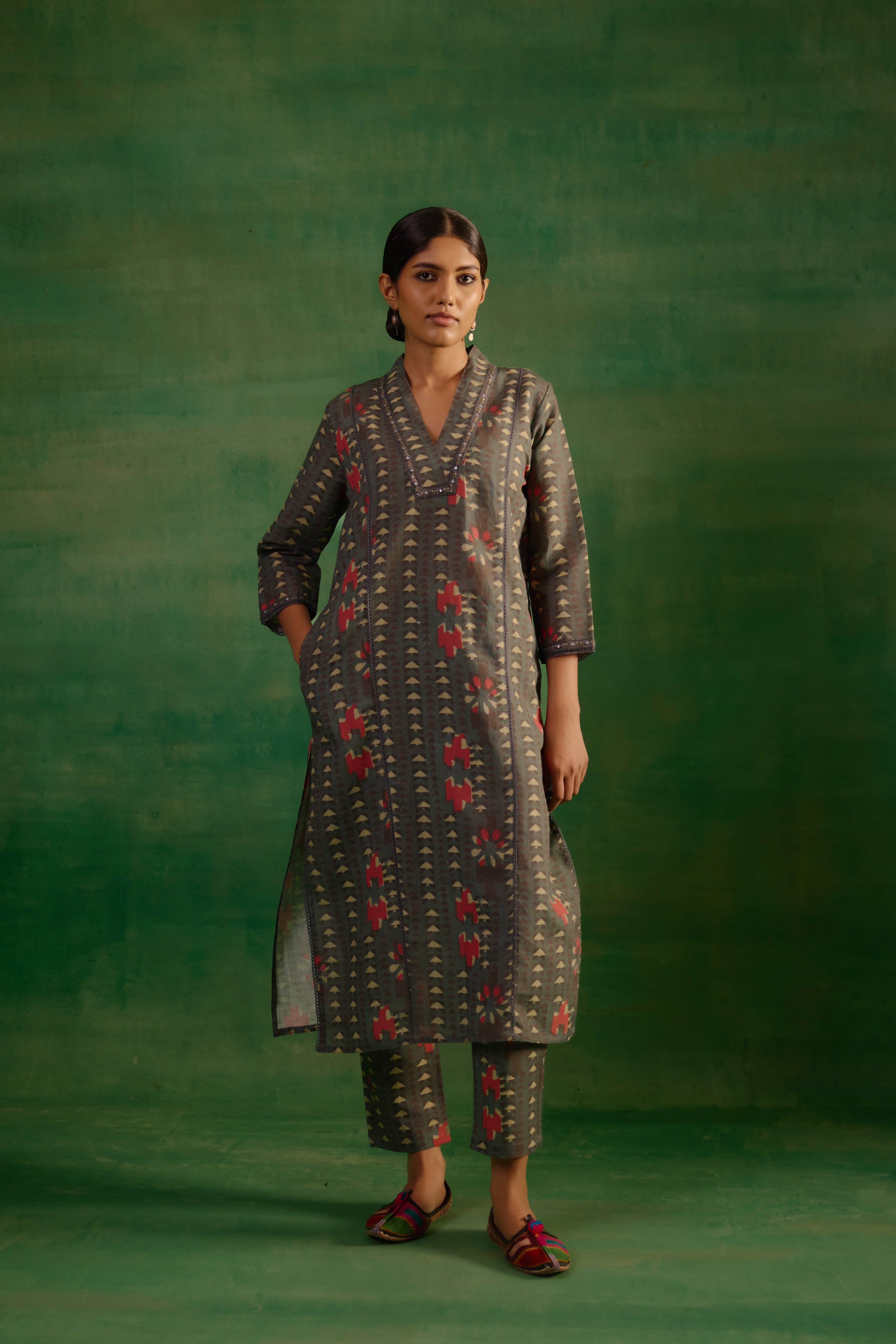 Daisy Co-ord Set Steel Blue (9817352044843)