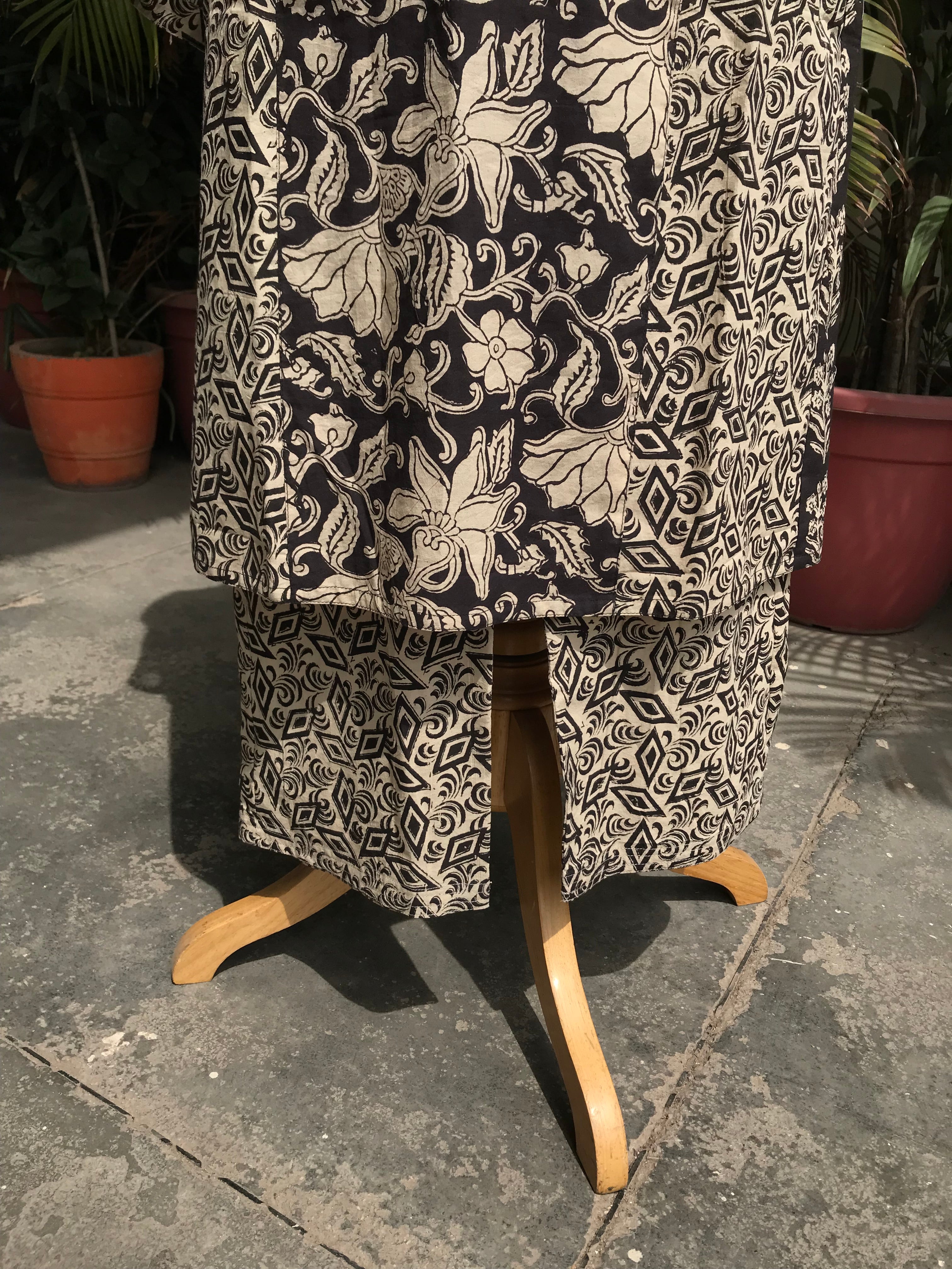 Rozana Pant Beige Black