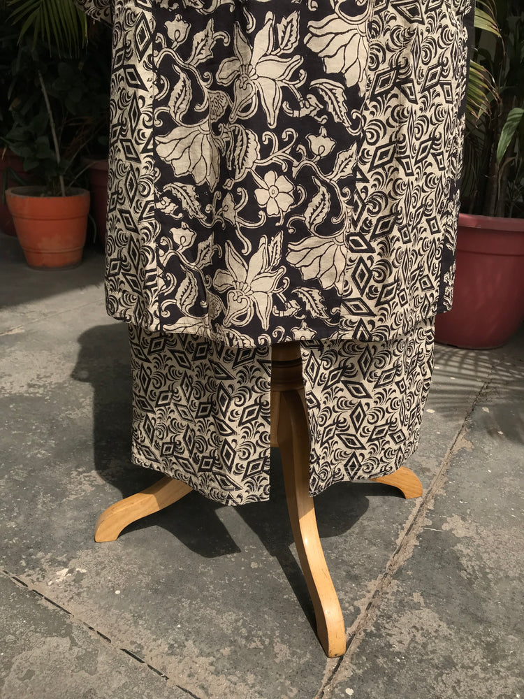 Rozana Pant Beige Black