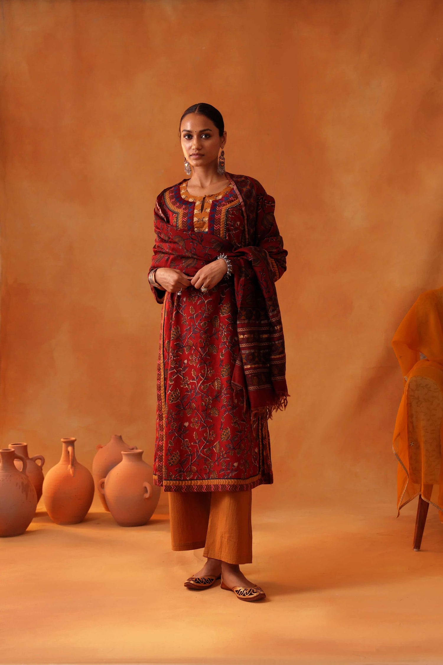 Anu Kurta Red Ochre (8439361765675)
