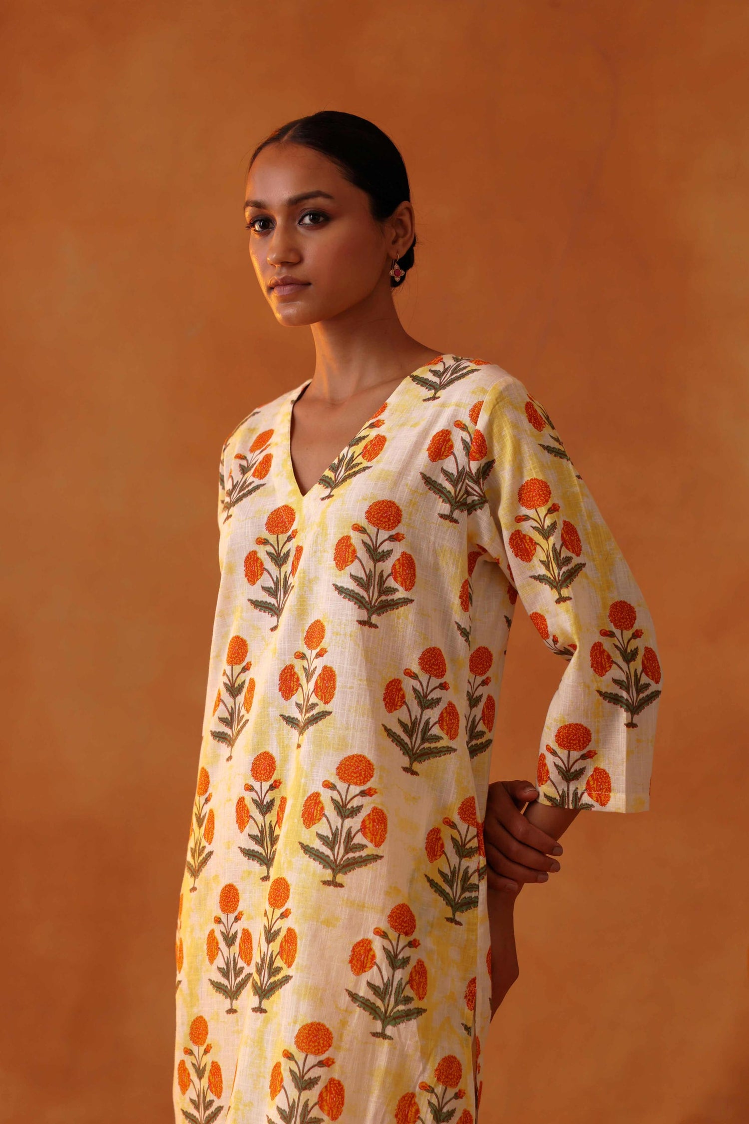 Everyday Co-ord White Orange ( Set of 2 ) (8439684268331)
