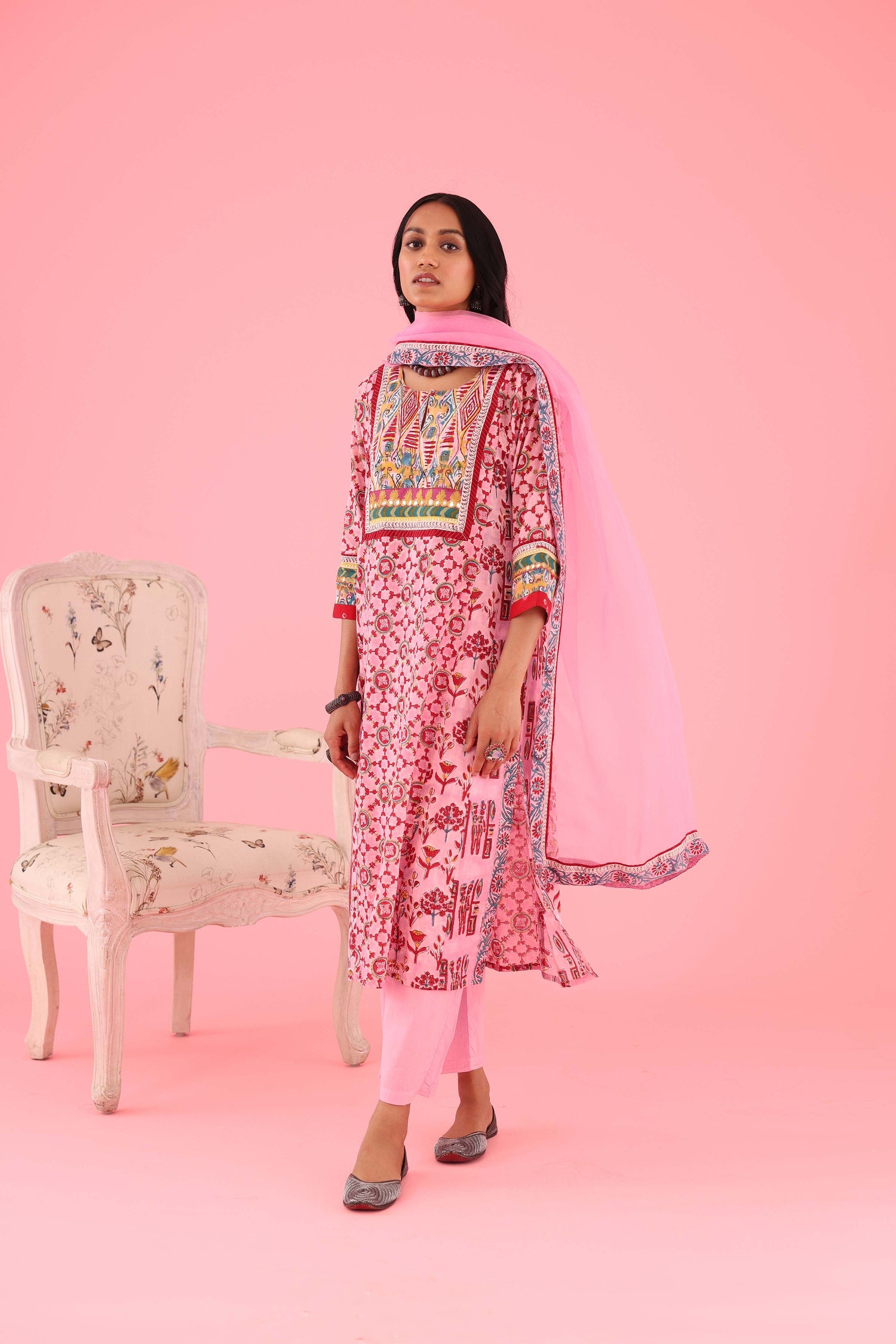 Choga Kurta Light Pink (8426636738859)