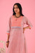 Yoke Kurta Peach Light Blue (8426643259691)