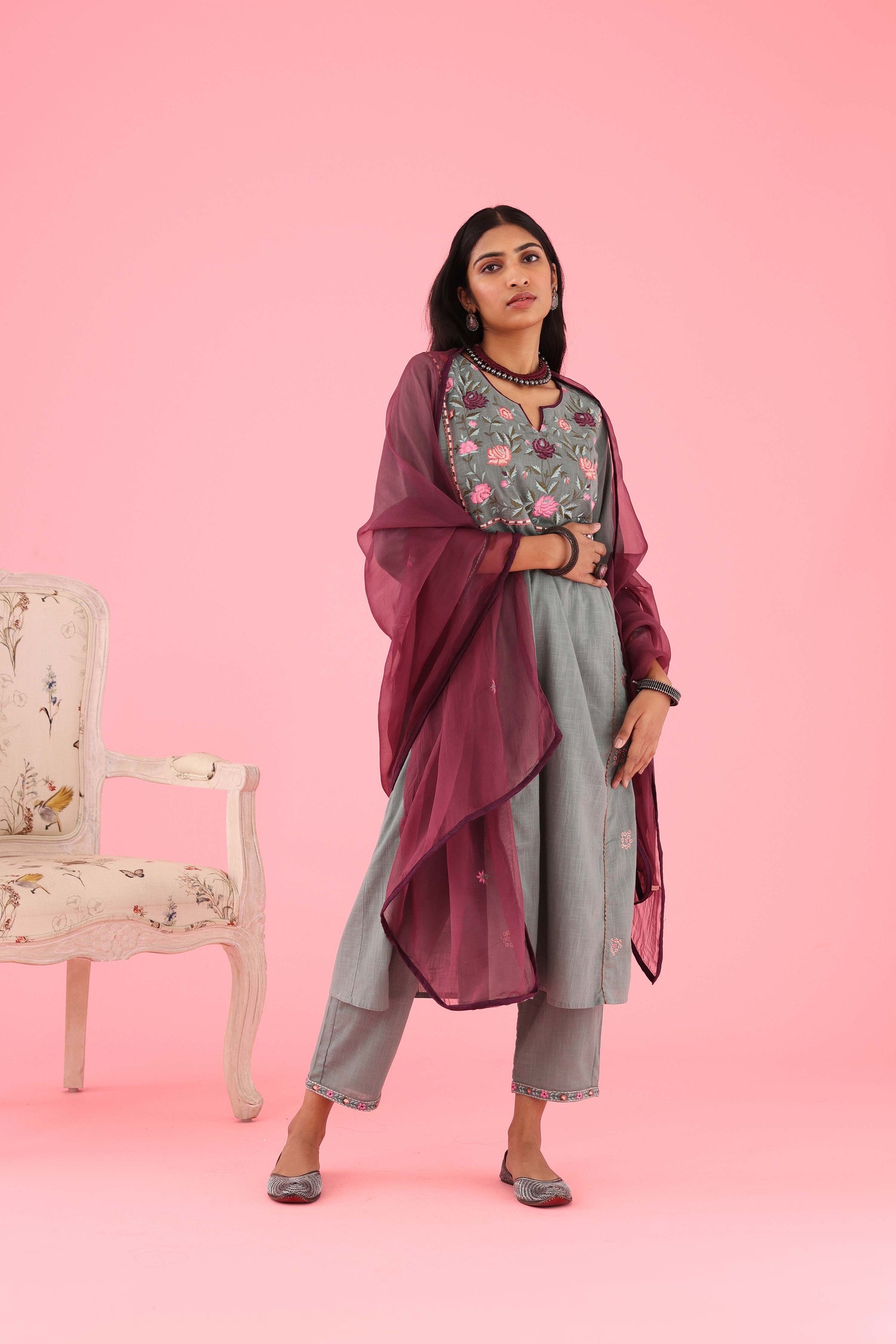 Tulsi Pant Teal Grey (8426756997419)