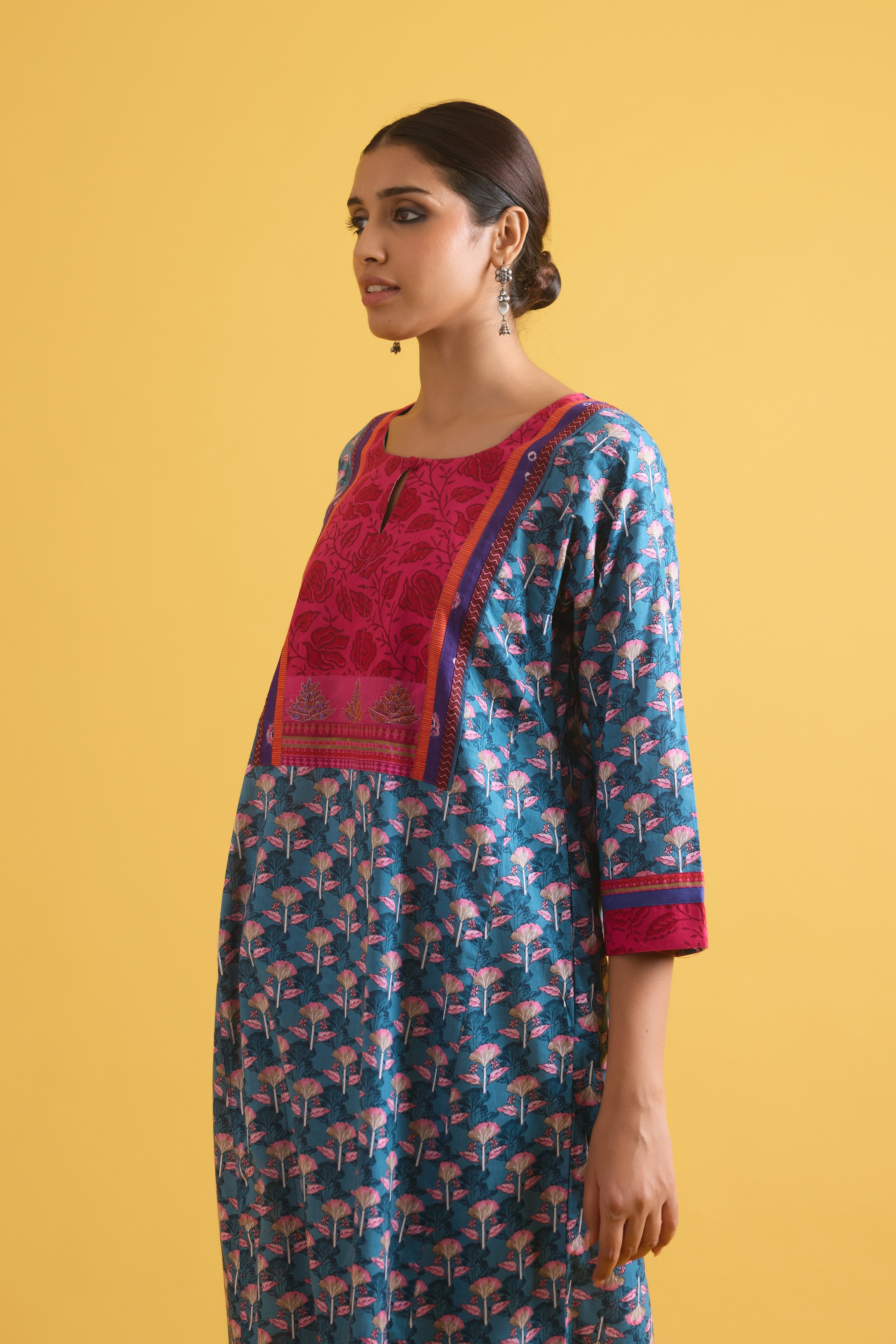 Rozana Caftan Mustard Pink (9709837123883)