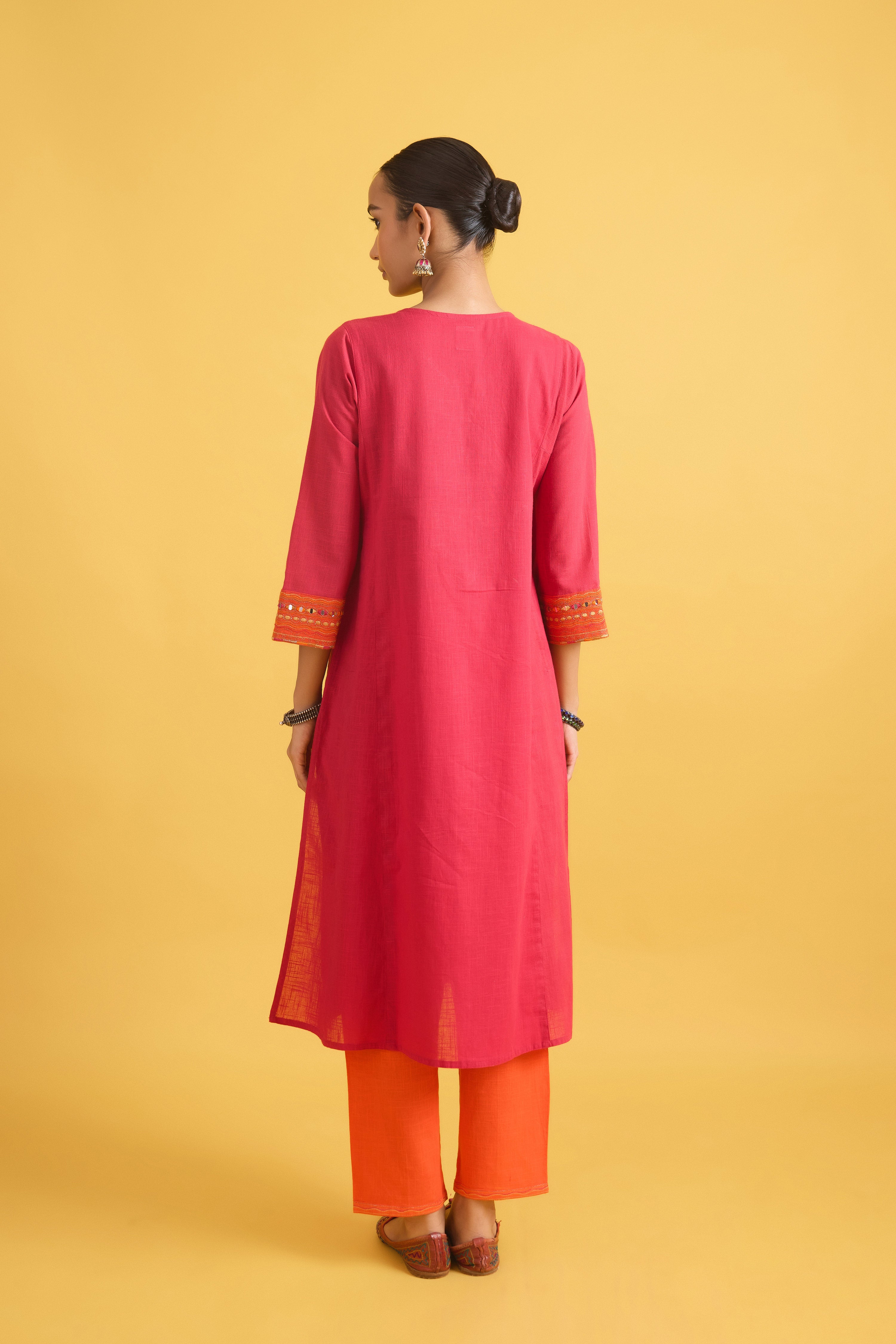 Tulsi Kurta Rani Pink (9725389078827)