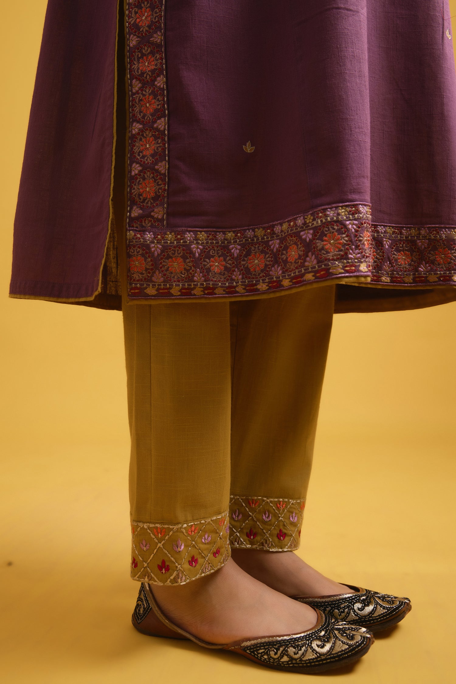 Elena Pant Ochre (9725635592491)