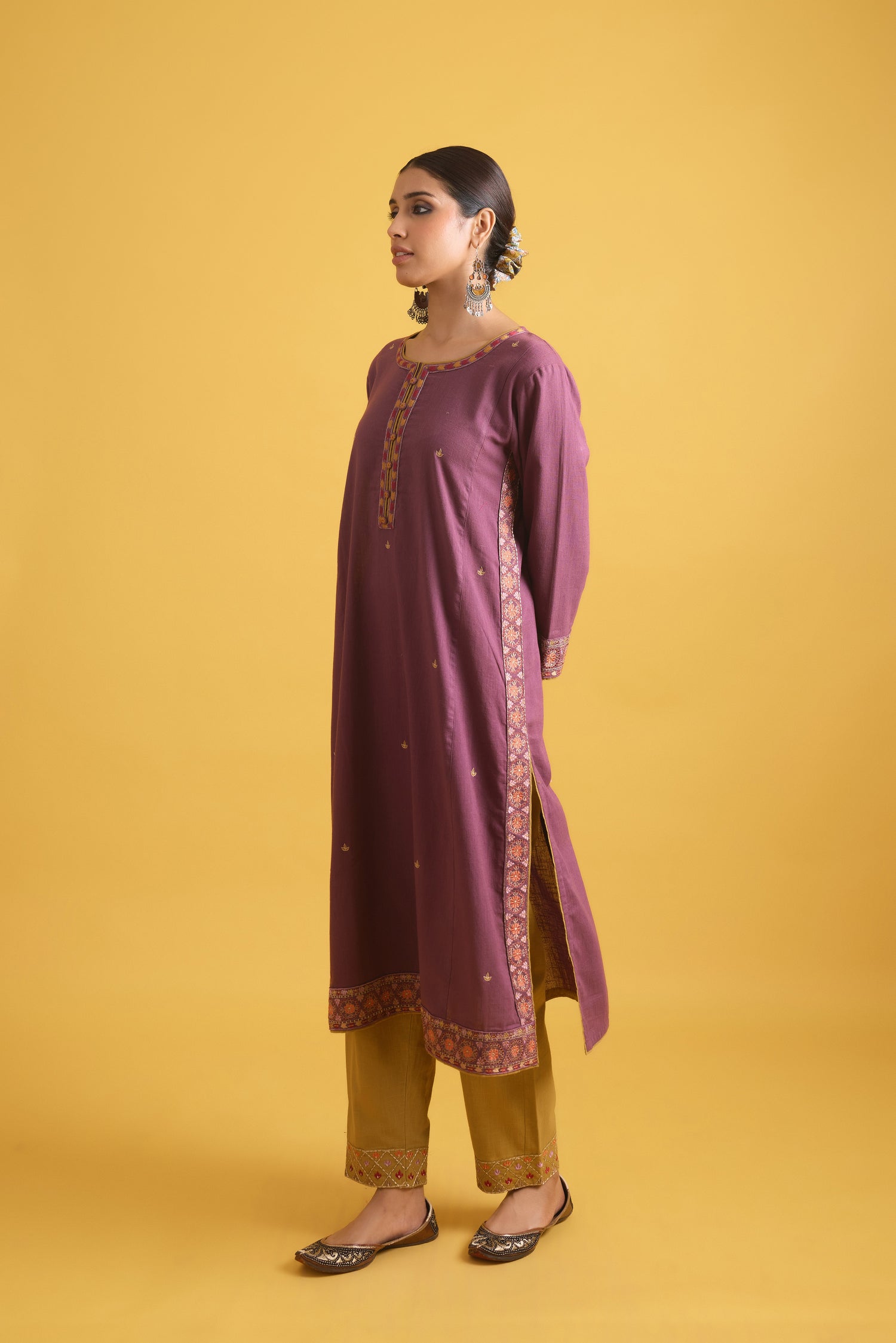 Elena Pant Ochre (9725635592491)