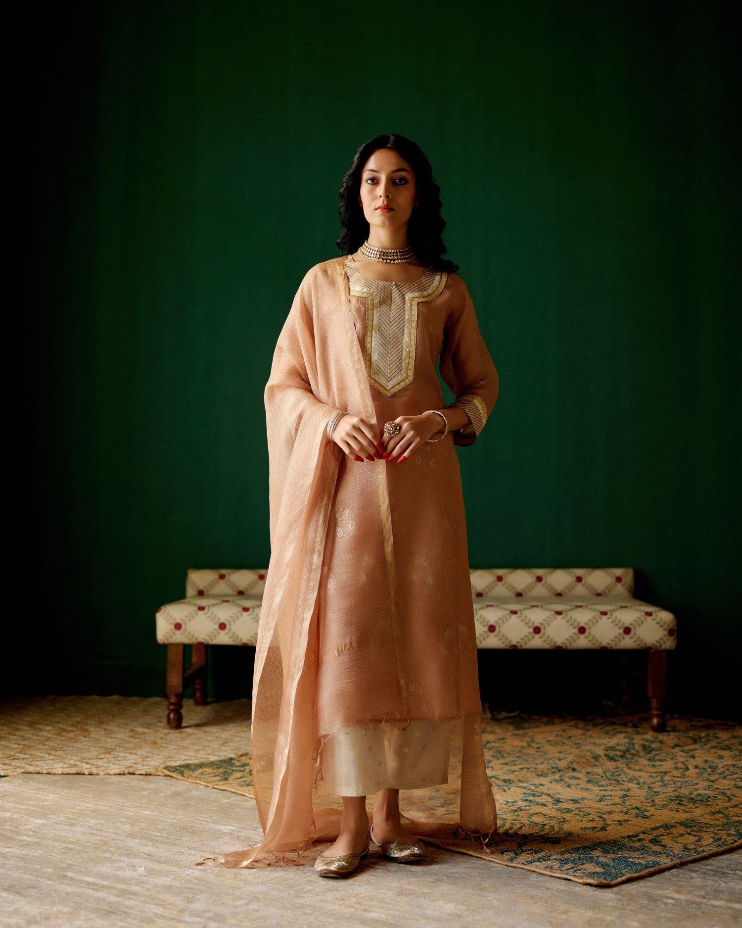 Rozana Kurta Light Brown (8828188262699)