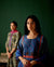 Yoke Kurta Indigo White (8828288631083)