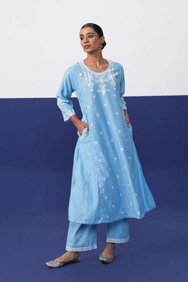 Tulsi Pant Light Blue