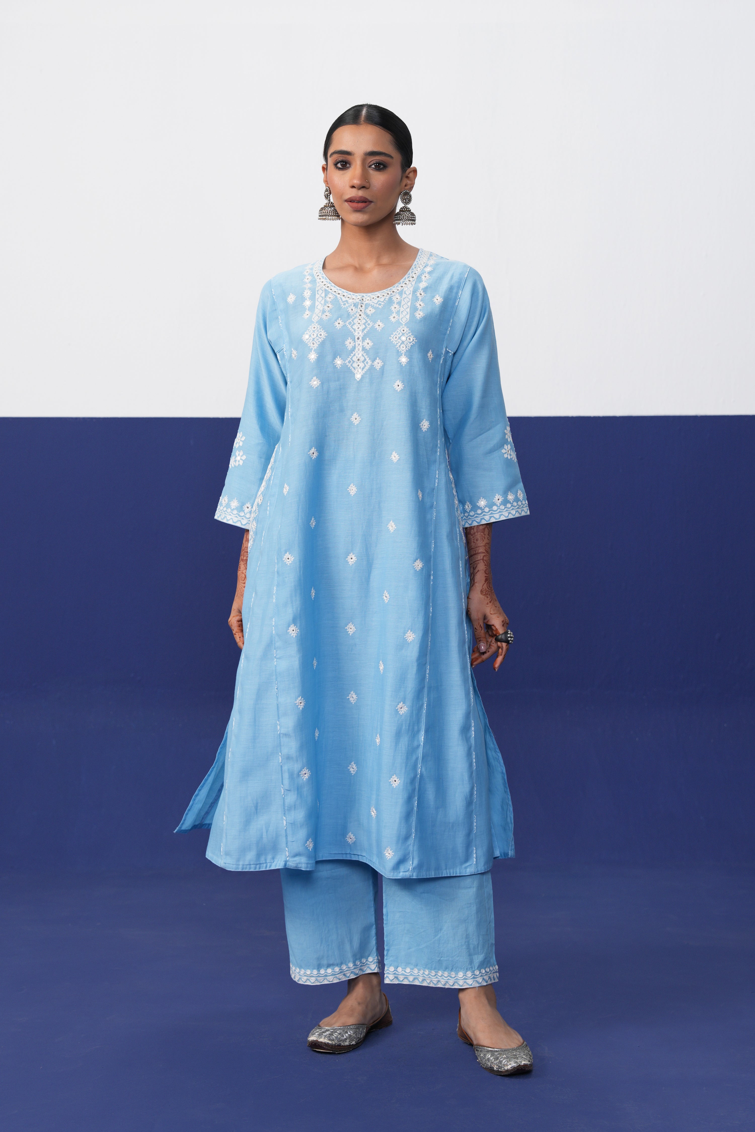 Tulsi Pant Light Blue