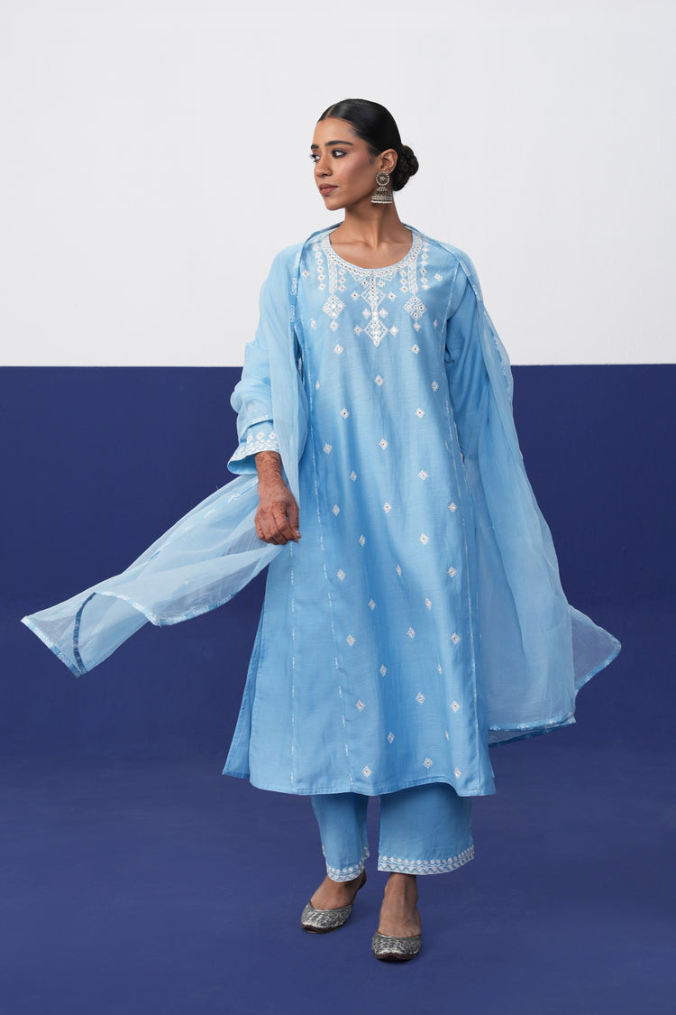Tulsi Pant Light Blue