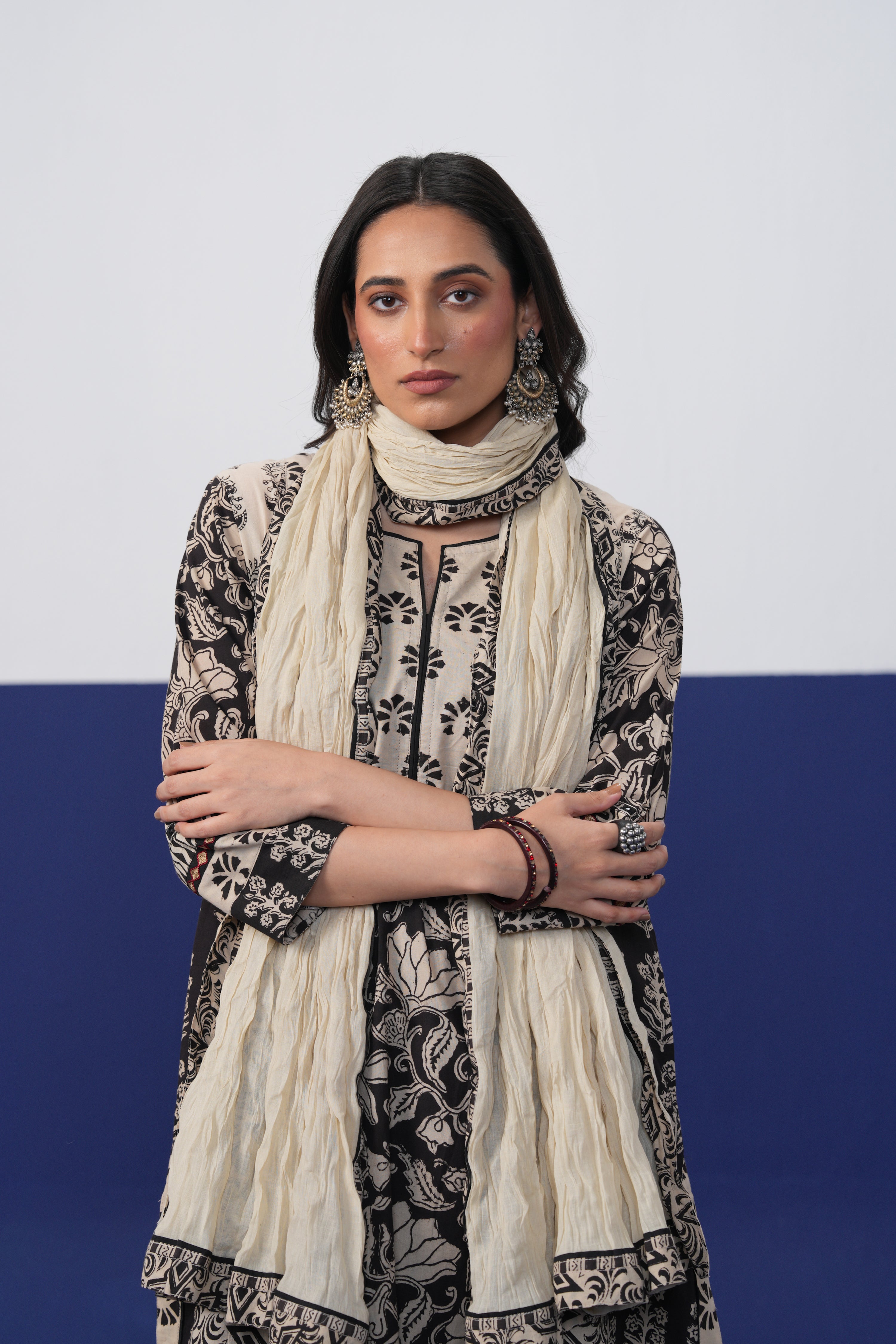 Rozana Dupatta Beige