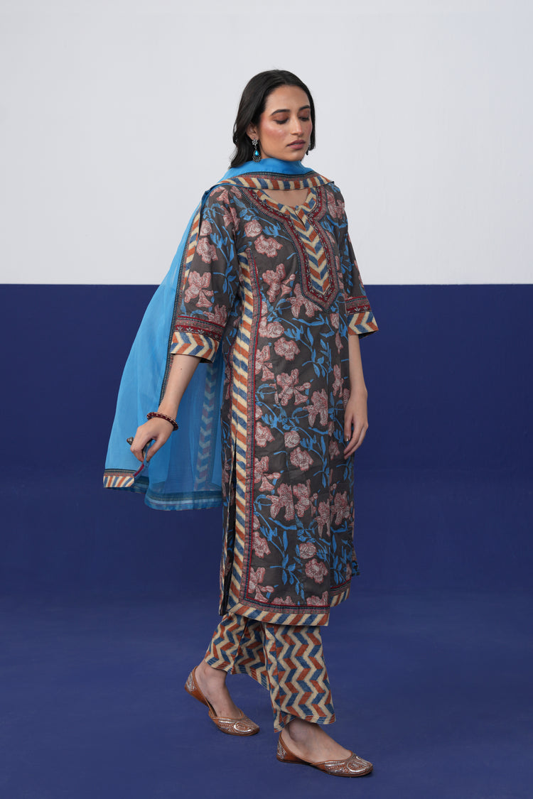 Medh Dupatta Blue