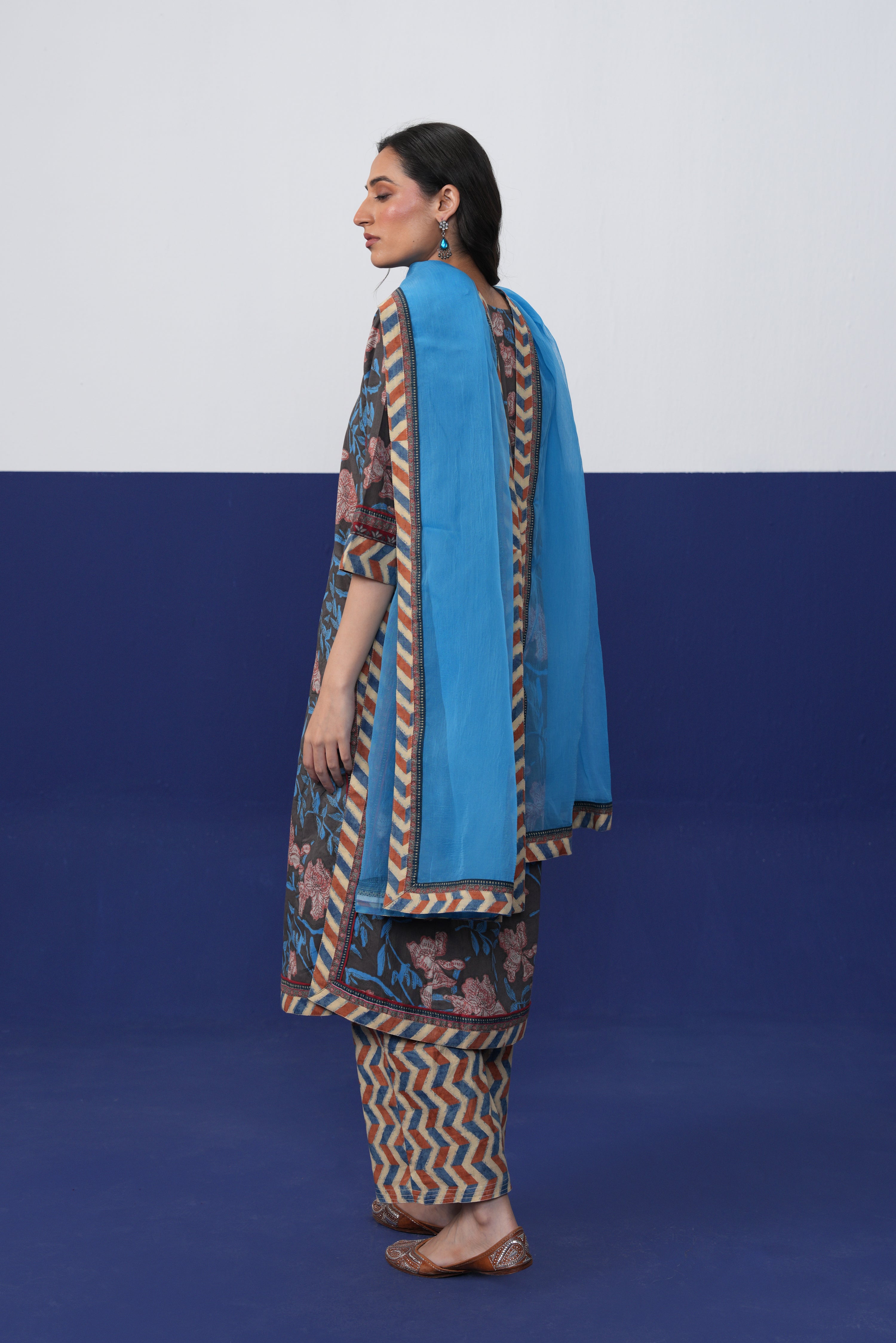 Medh Dupatta Blue